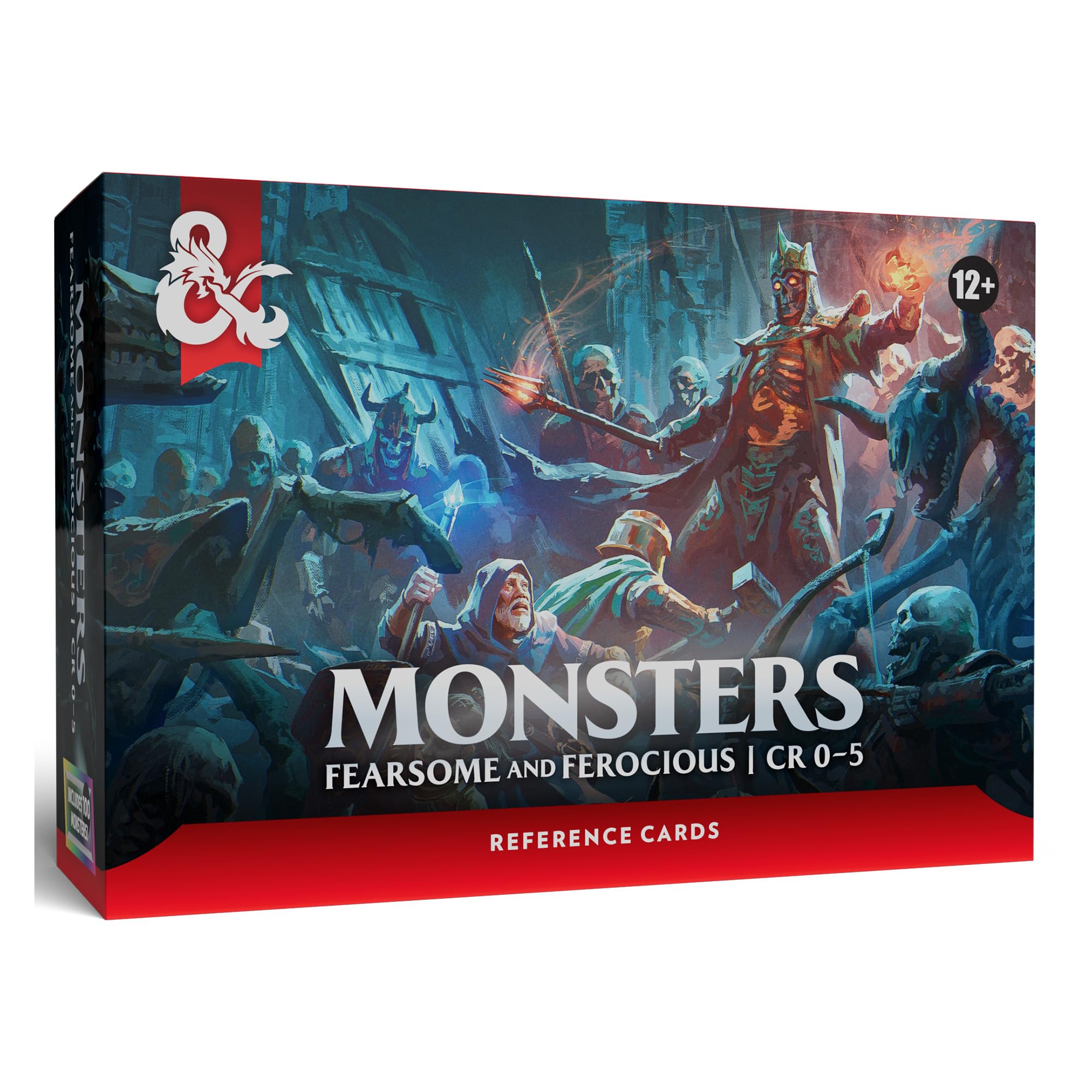 Dungeons & Dragons Reference Cards - Monsters (Fearsome and Ferocious) | 101 Cards | English