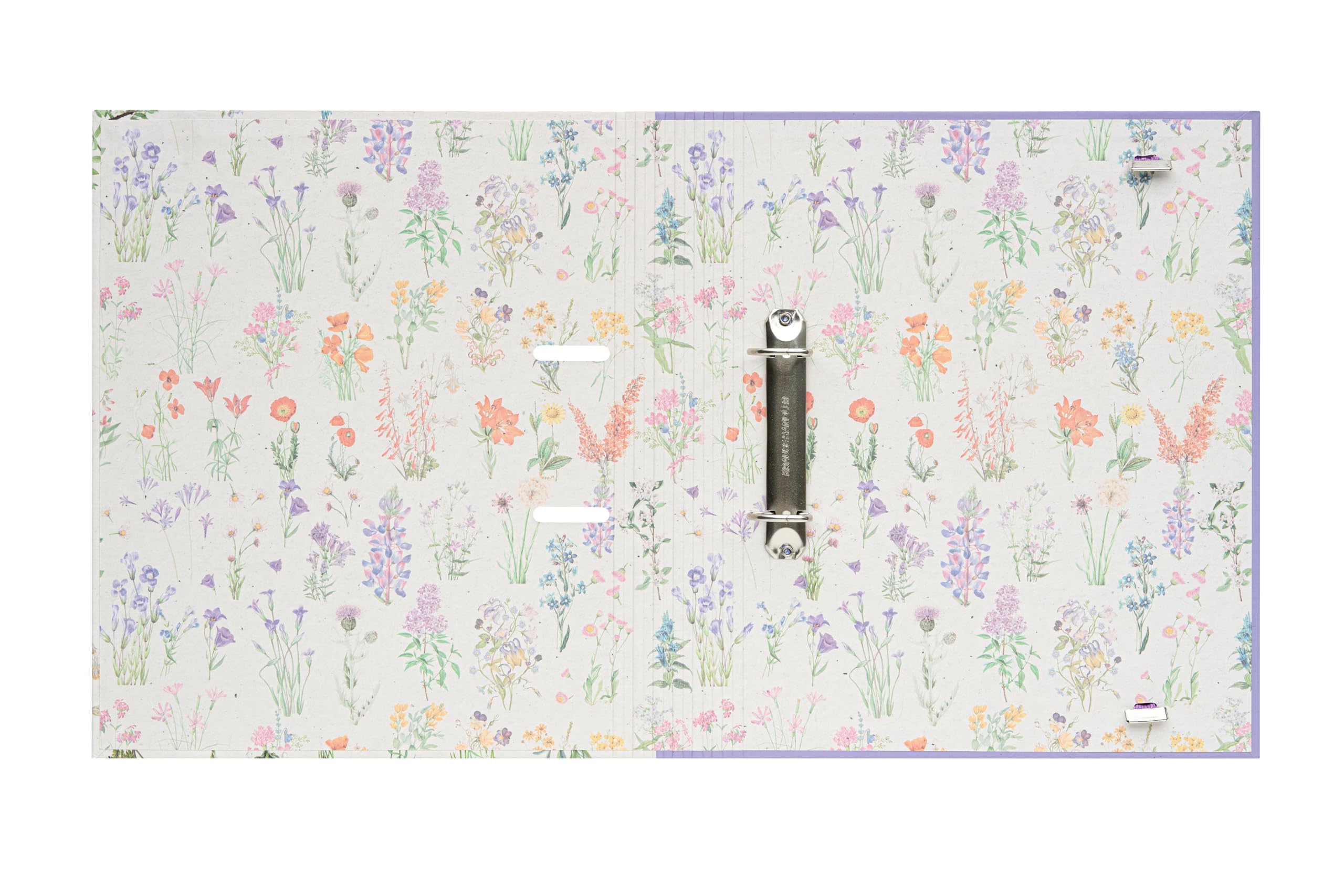 Grupo Erik Wild Flowers A4 2 Ring Binder | 35mm Spine | Cardboard Cover
