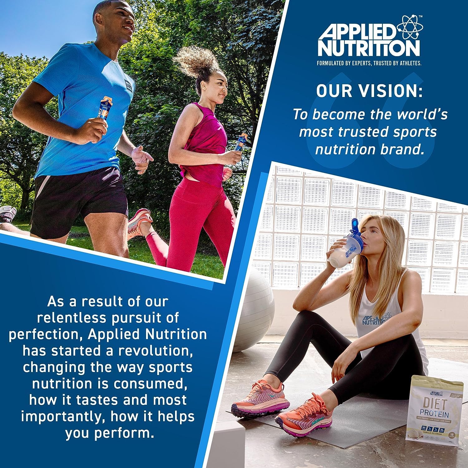 Applied Nutrition Hydration+ Electrolytes & Vitamin Powder Sugar-Free | 240g | Adult Sports Mix 8