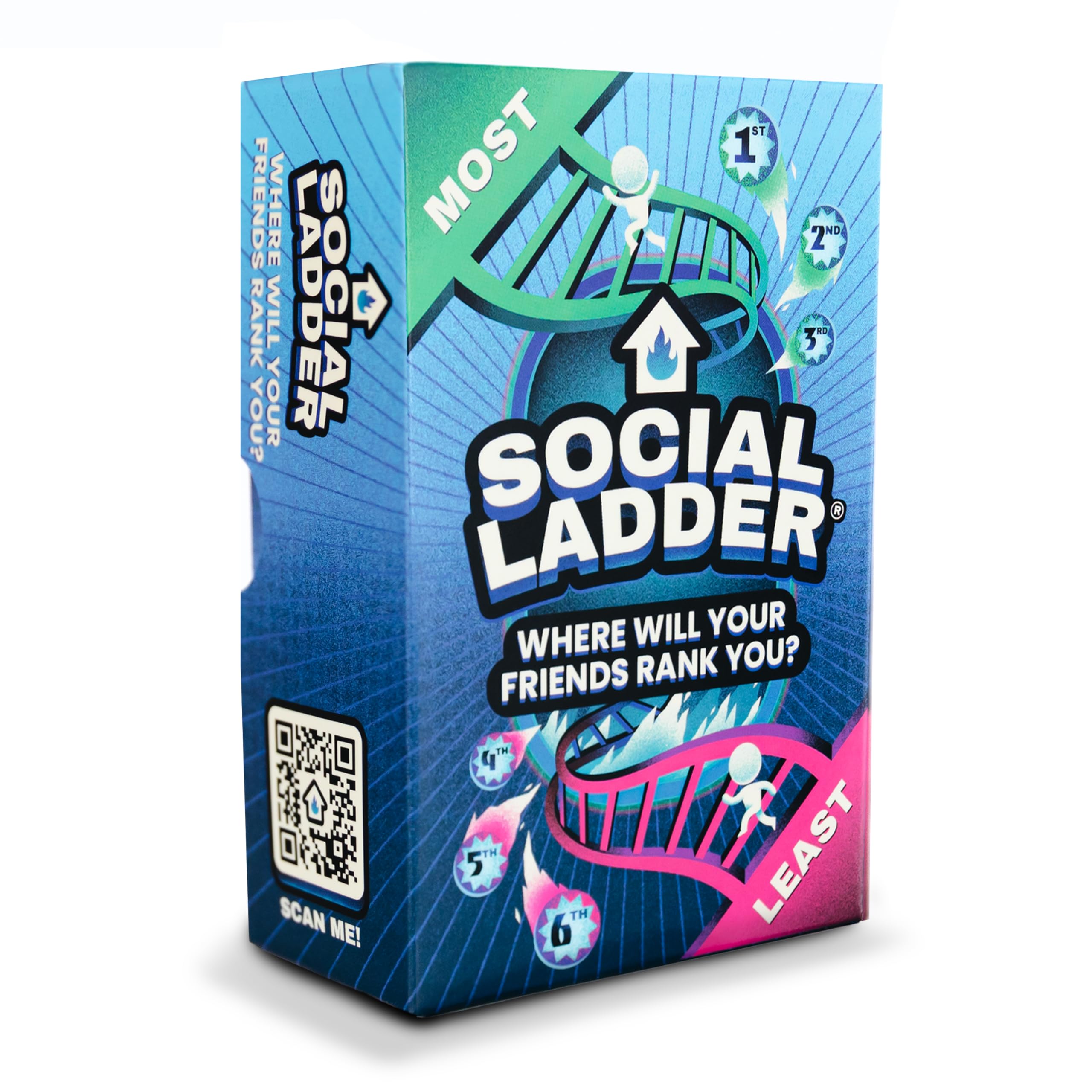 Sidemen SOCIAL LADDER Card Game | Fun Rating Party Game for Friends 1