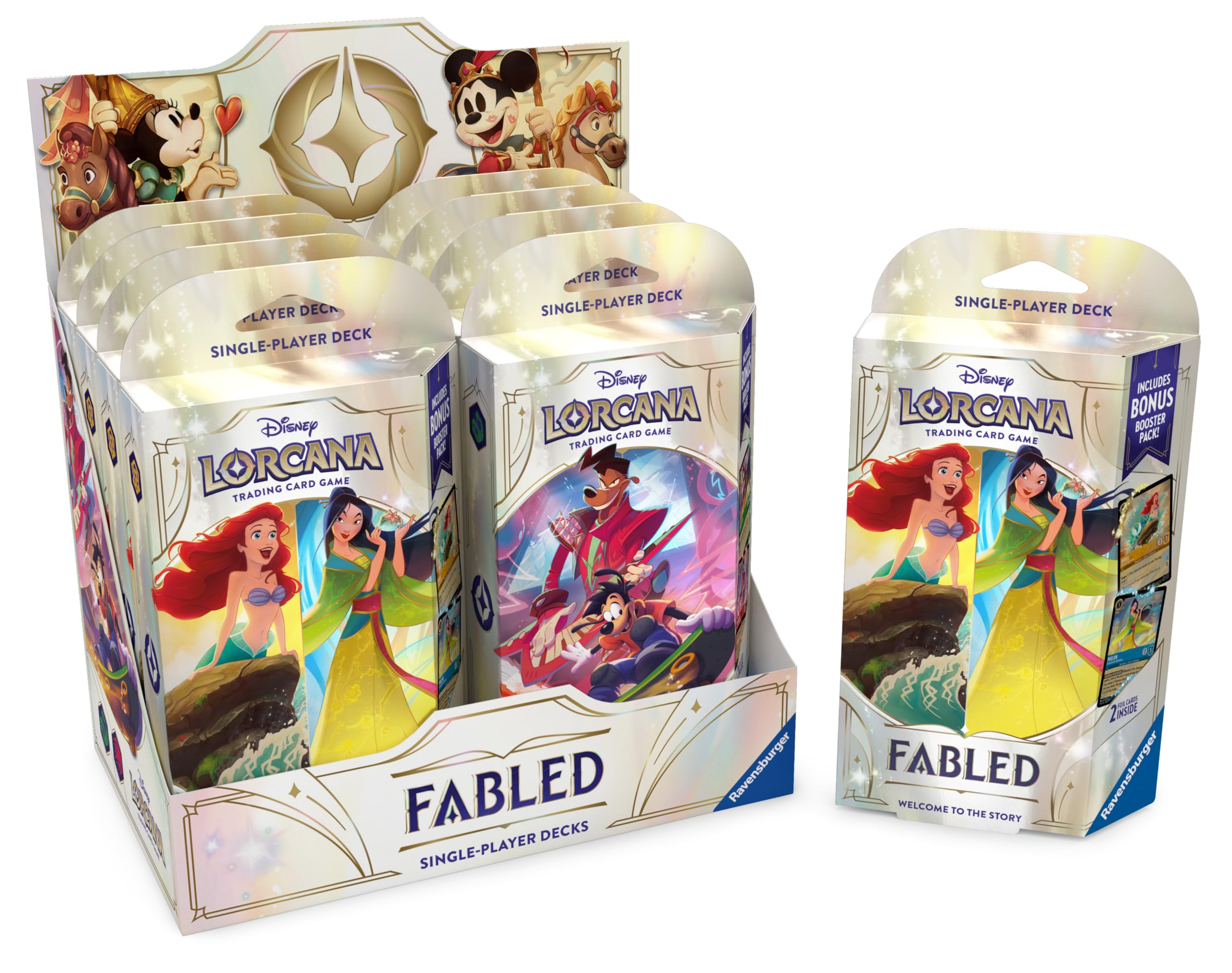 Ravensburger Disney Lorcana Trading Card Game - Starter Deck A - Fabled Set | Ages 8+ 5
