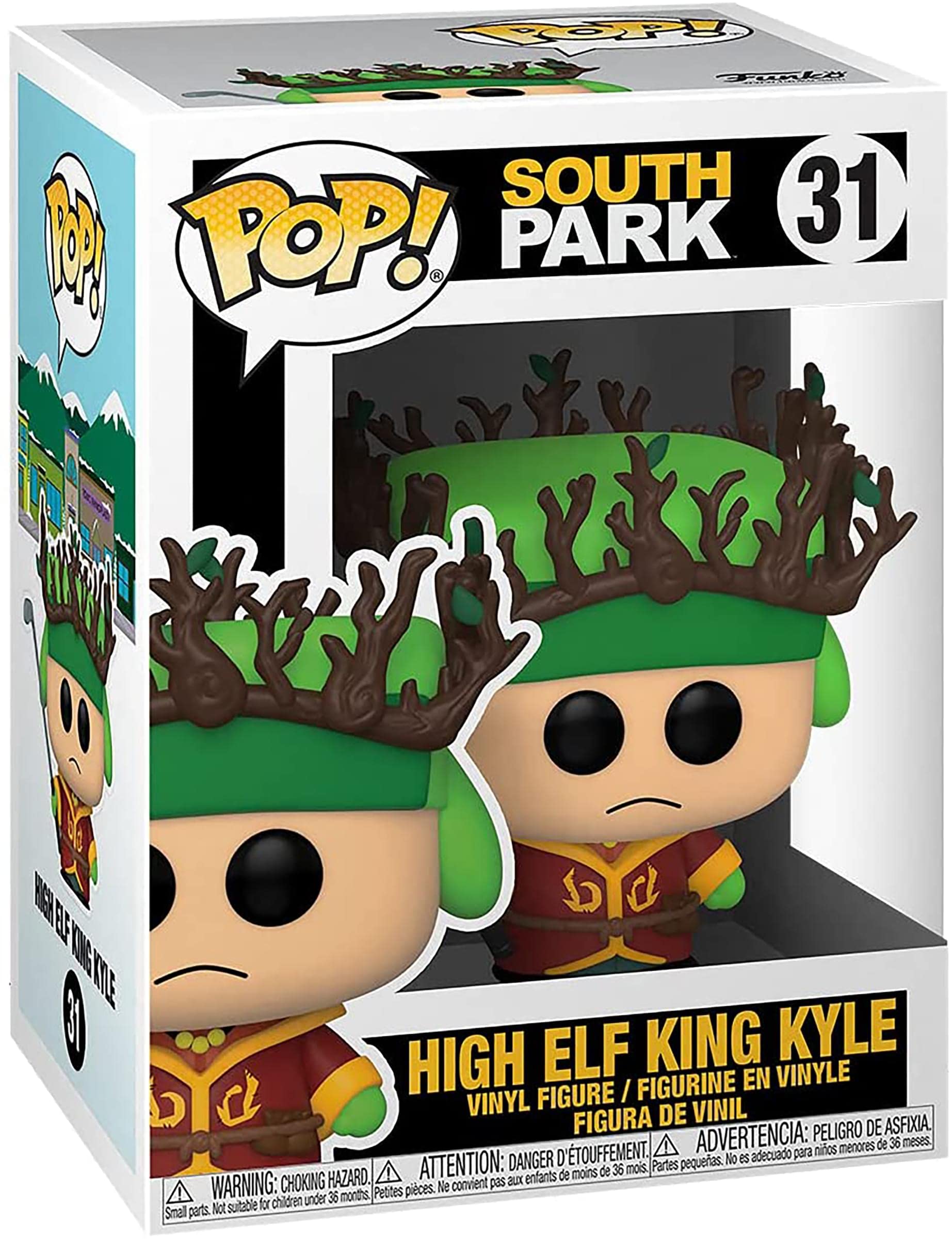 Funko Pop! South Park - High Elf King Kyle Vinyl Figure | Approx. 3.75 in | Model 56172 2