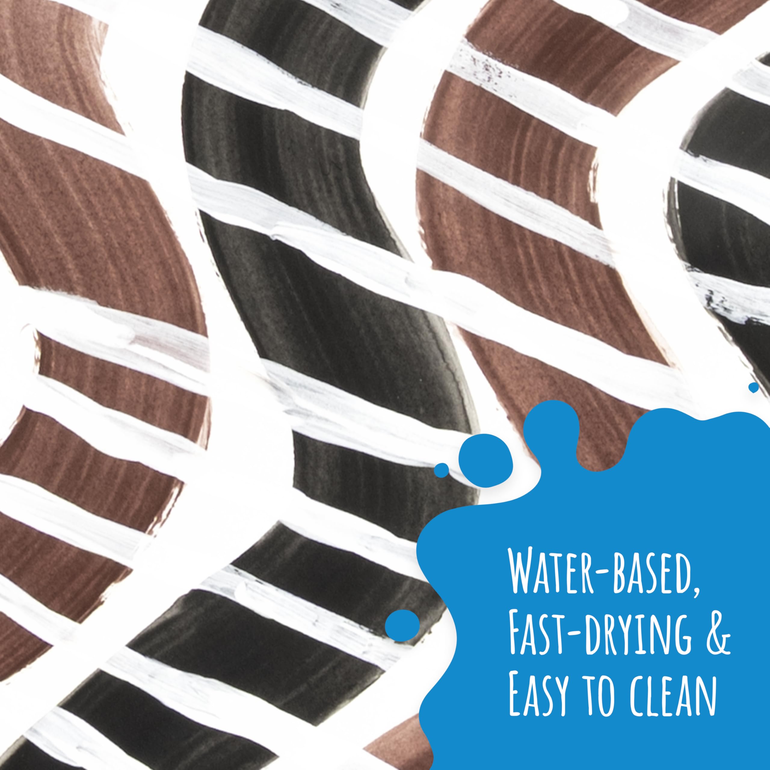 Pasuto Tempera & Poster Paint - Black | 1000 ml | Washable, Non-Toxic | Ages 3+ 4