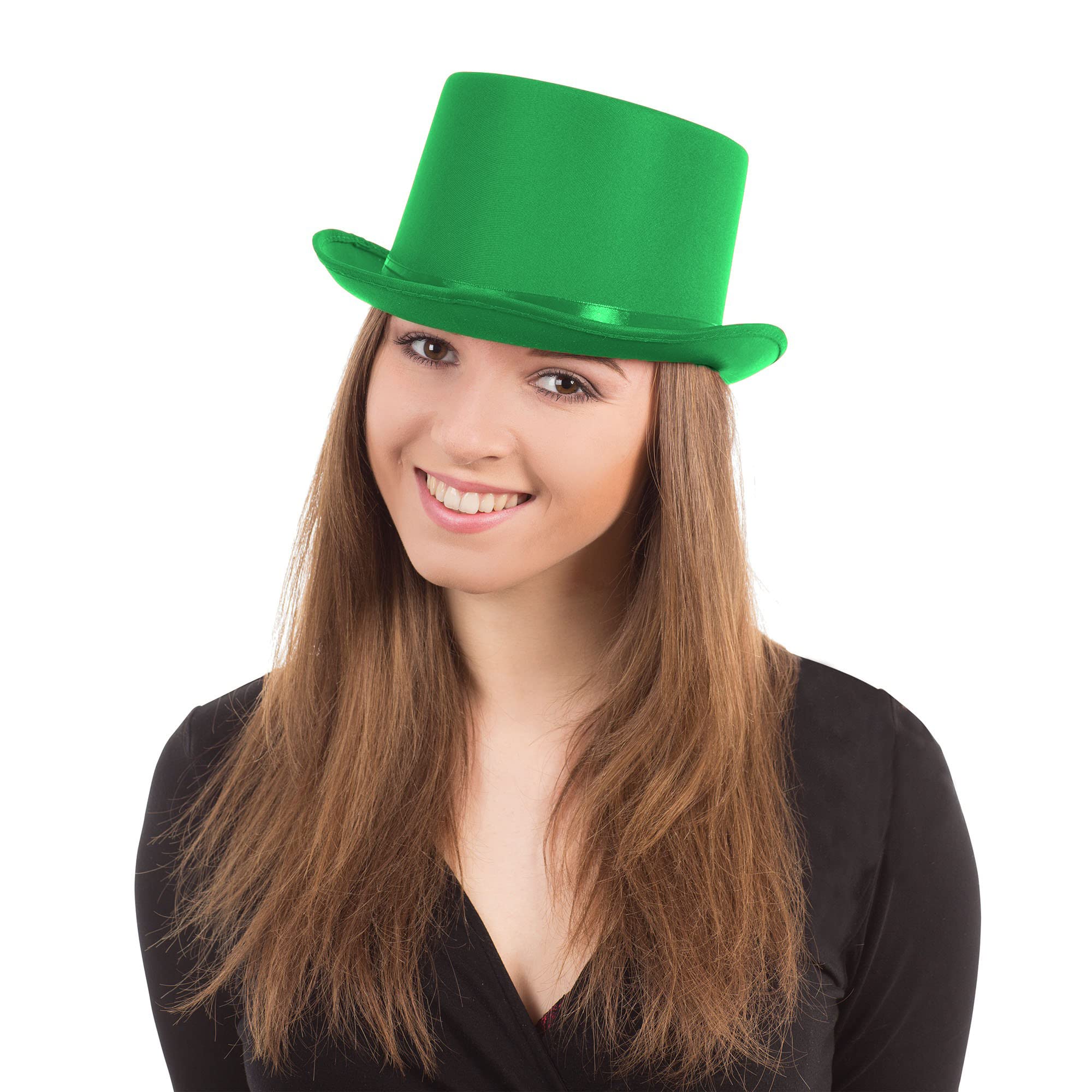 Bristol Novelty Purple Satin Top Hat - Adult One Size | Polyester/PVC Blend 6