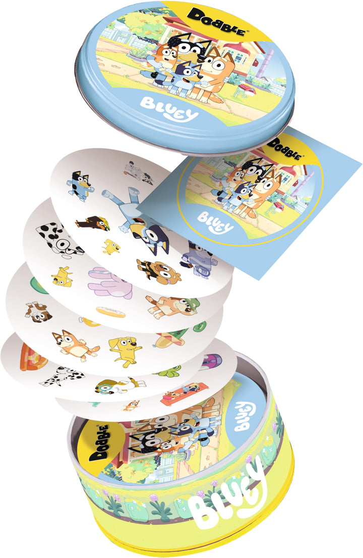 Asmodee Dobble Bluey Kids Card Game for Ages 4+ | 2-8 Players | 15-Minute Play