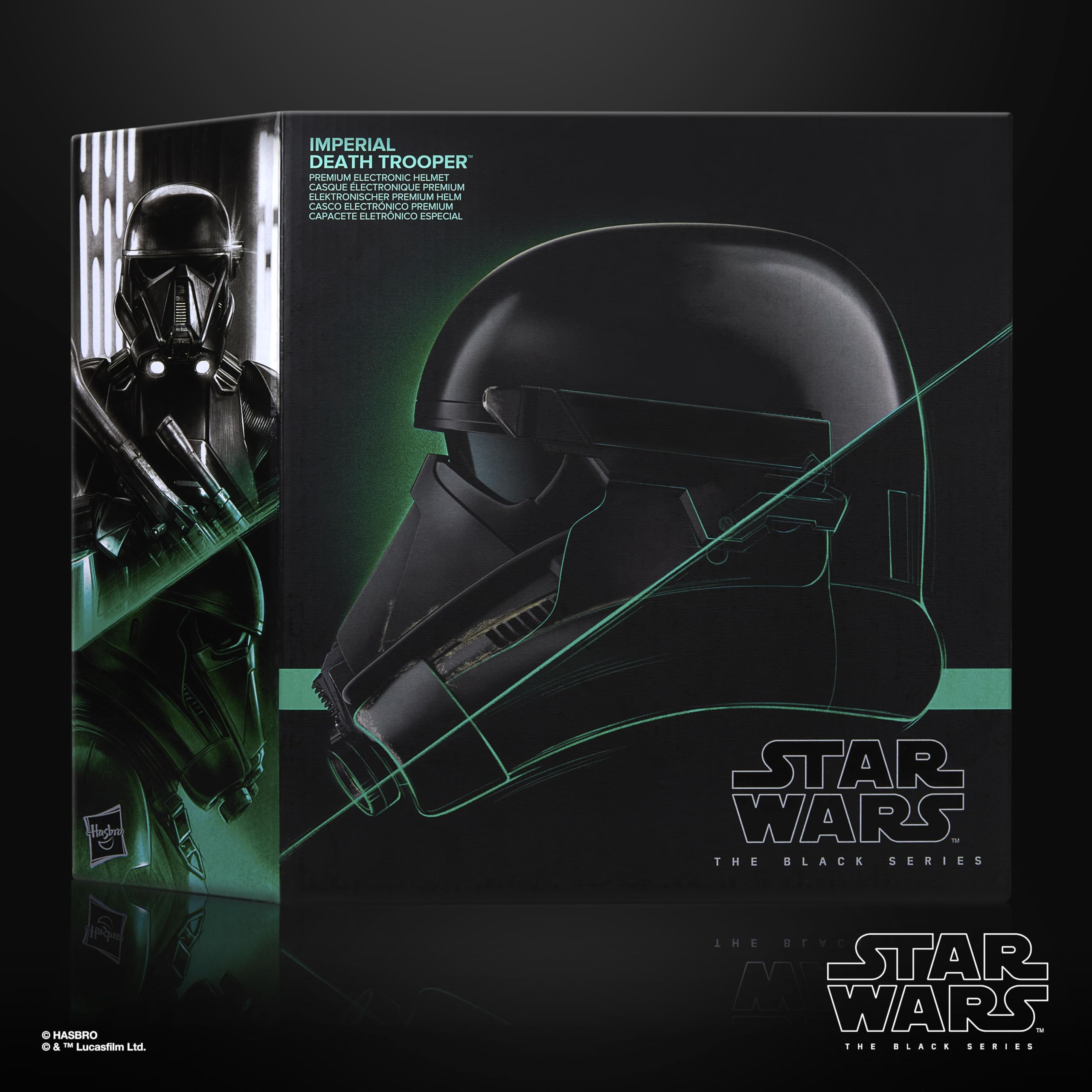 Star Wars The Black Series Imperial Death Trooper Premium Electronic Helmet | Unisex Adult | Ages 14+
