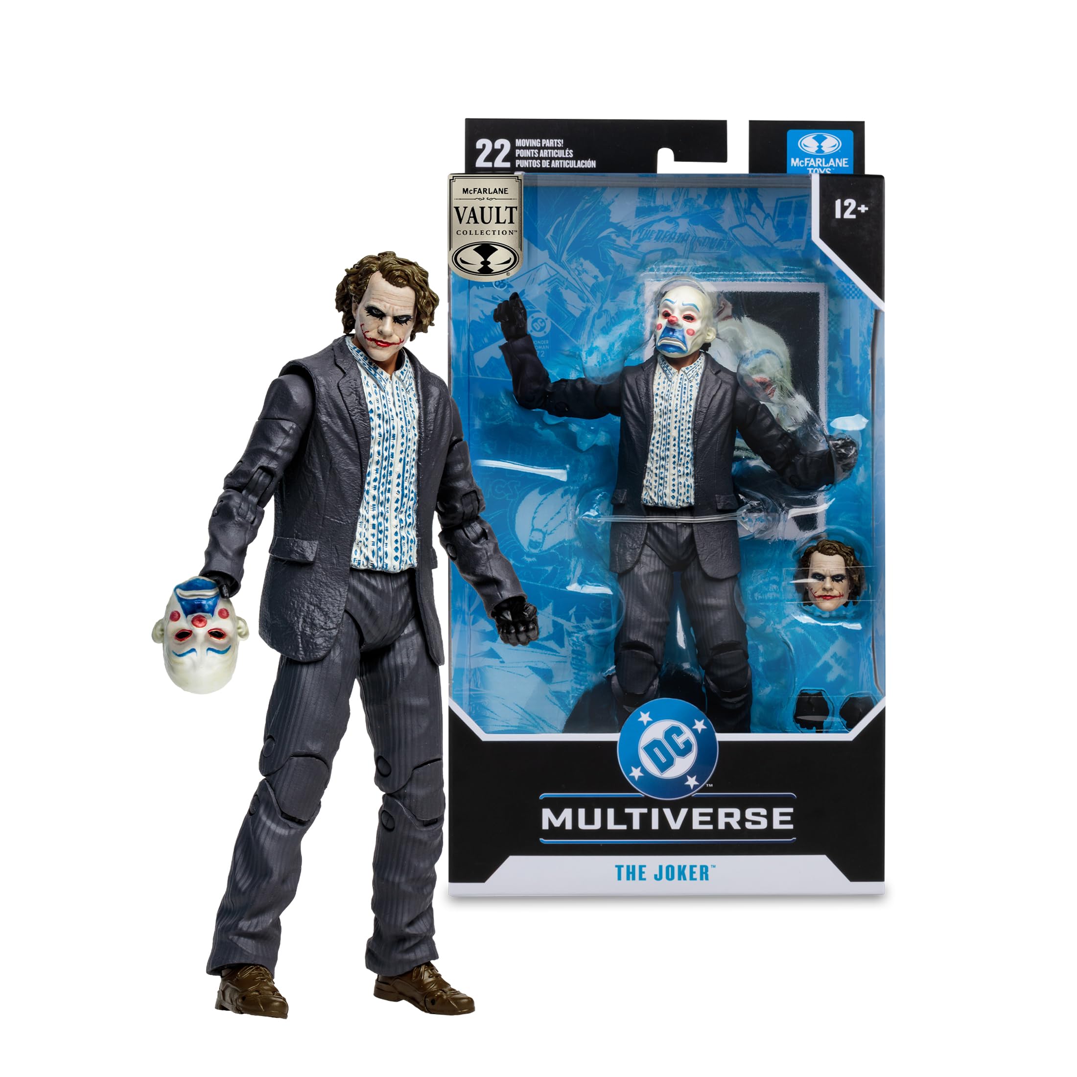 McFarlane DC Multiverse The Joker (Bank Robber) Action Figure | 7in Scale | The Dark Knight