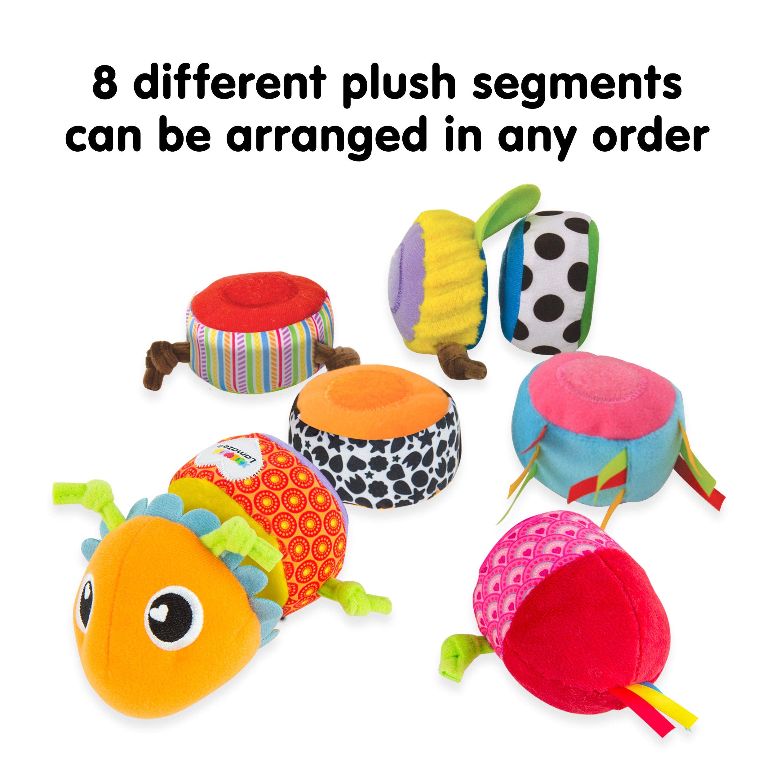 Lamaze Mix & Match Caterpillar Soft Cuddly Activity Toy for Babies 6 Months+ 3