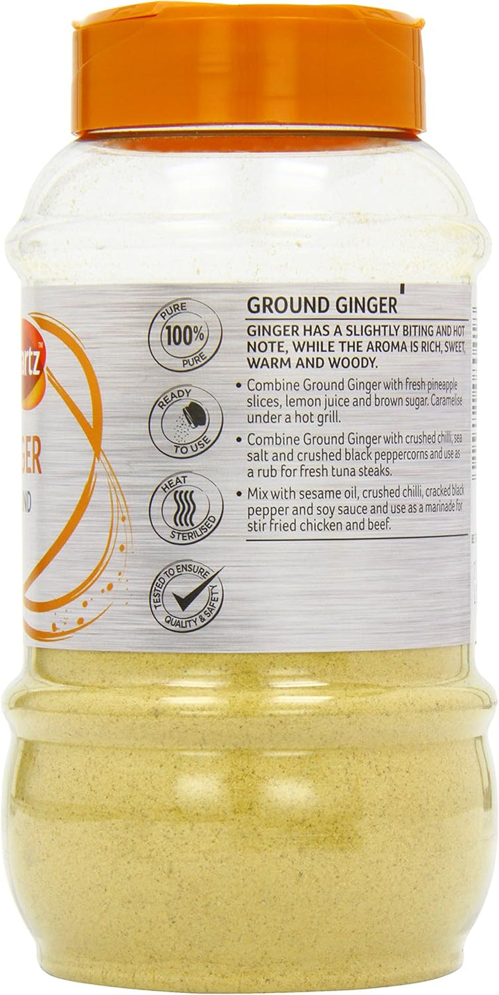 Schwartz Ground Ginger Powder 310g - Warm Aromatic Spice for Curries, Baking & Marinades