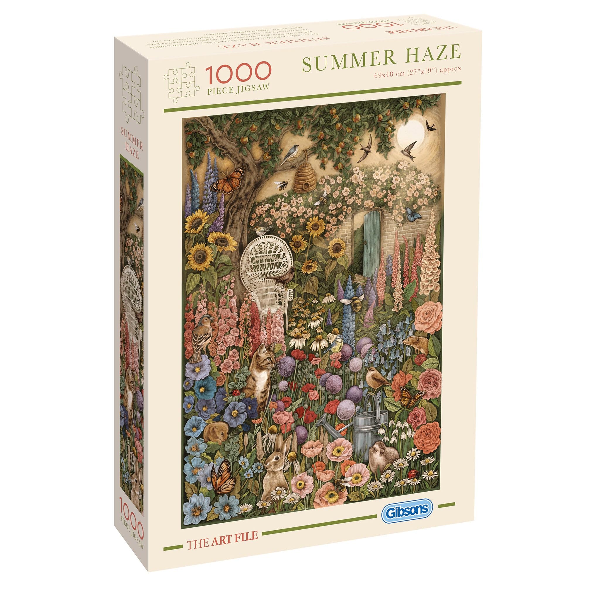Gibsons Summer Haze Jigsaw Puzzle - 1000 Pieces | Eco-Friendly | Made in UK 1