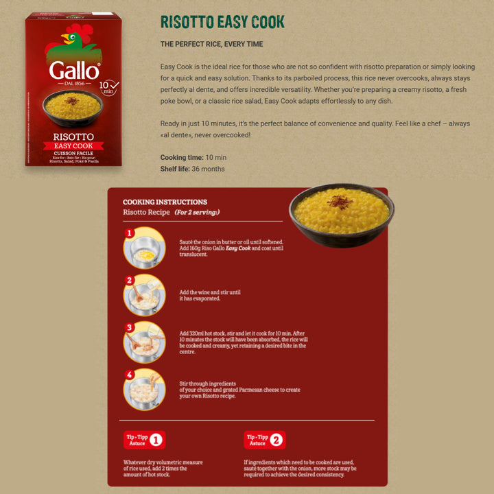 Riso Gallo - Easy Cook Rice 500 g