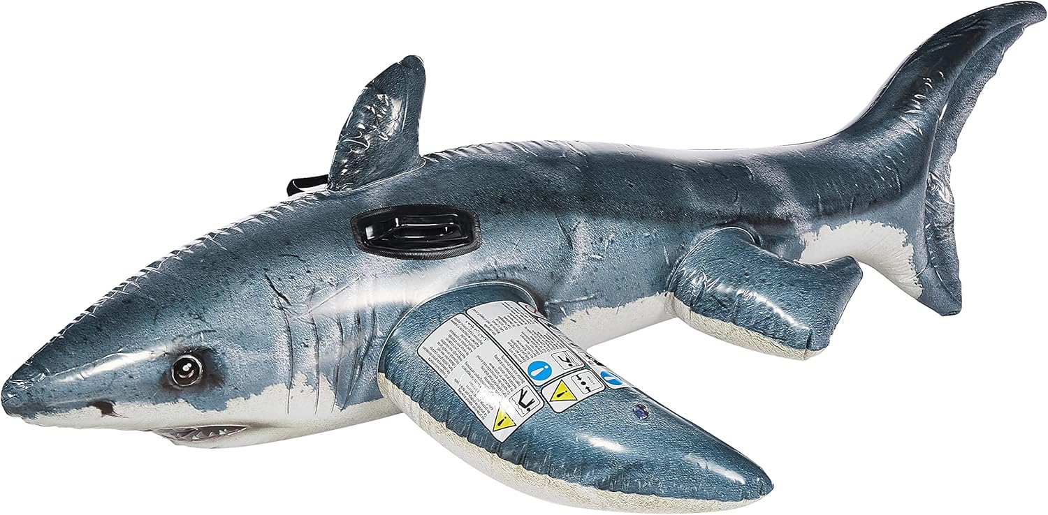 Intex Great Shark Ride-On Inflatable - 173x107 cm 1