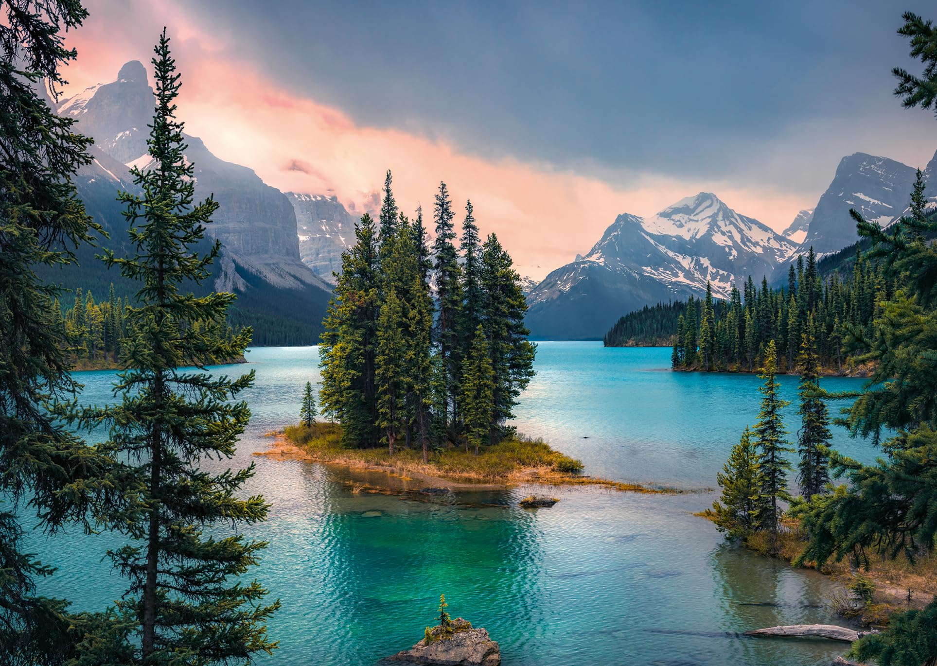 Ravensburger Maligne Lake 1000 Piece Jigsaw Puzzle for Adults - FSC Certified Canada Landscape 1