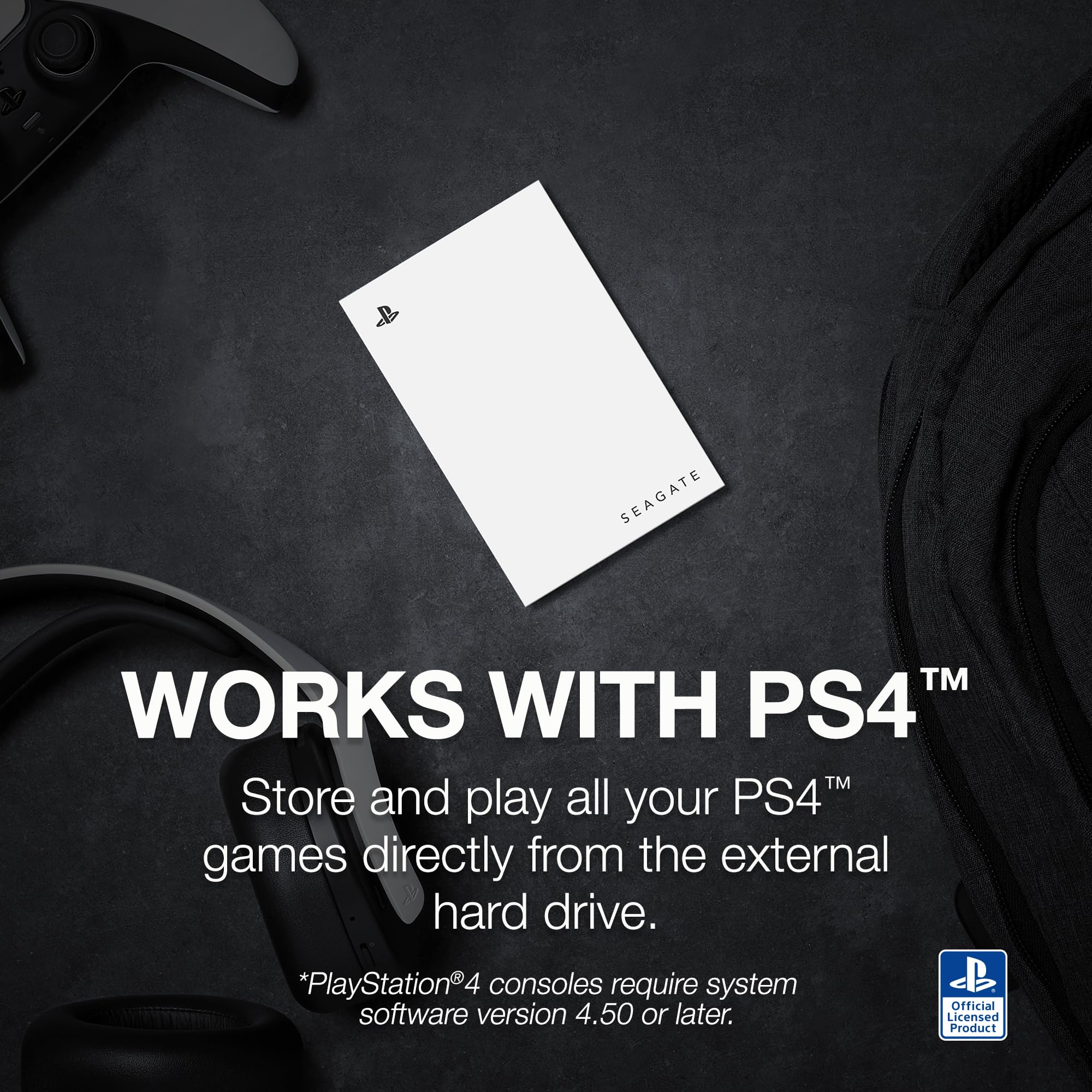 Seagate Game Drive for PS5 - 2TB External HDD | USB 3.0 | Officially Licensed 5