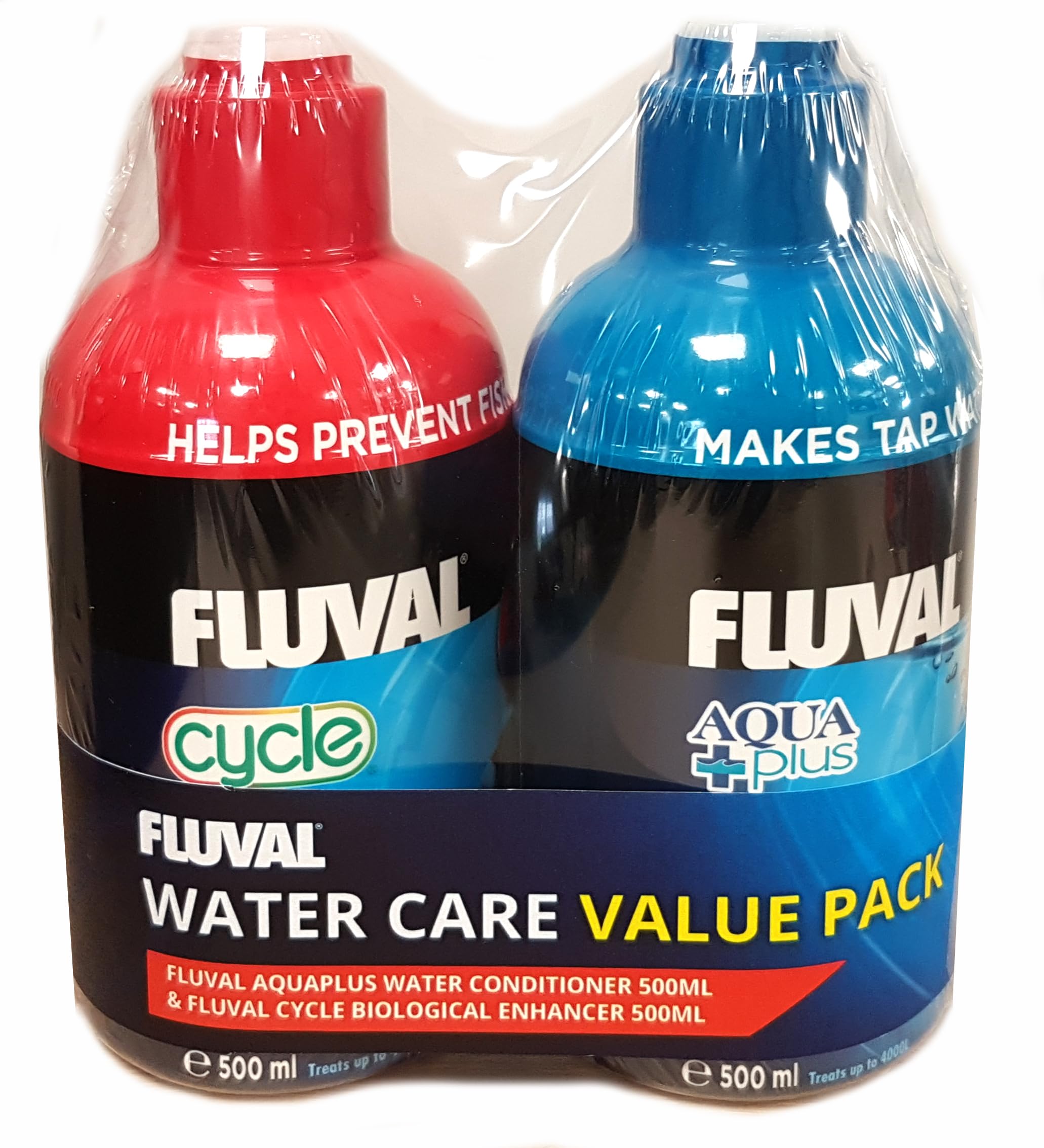 Fluval Water Care Value Pack - Aqua Plus & Cycle for Fresh Water Aquariums | 2 Items
