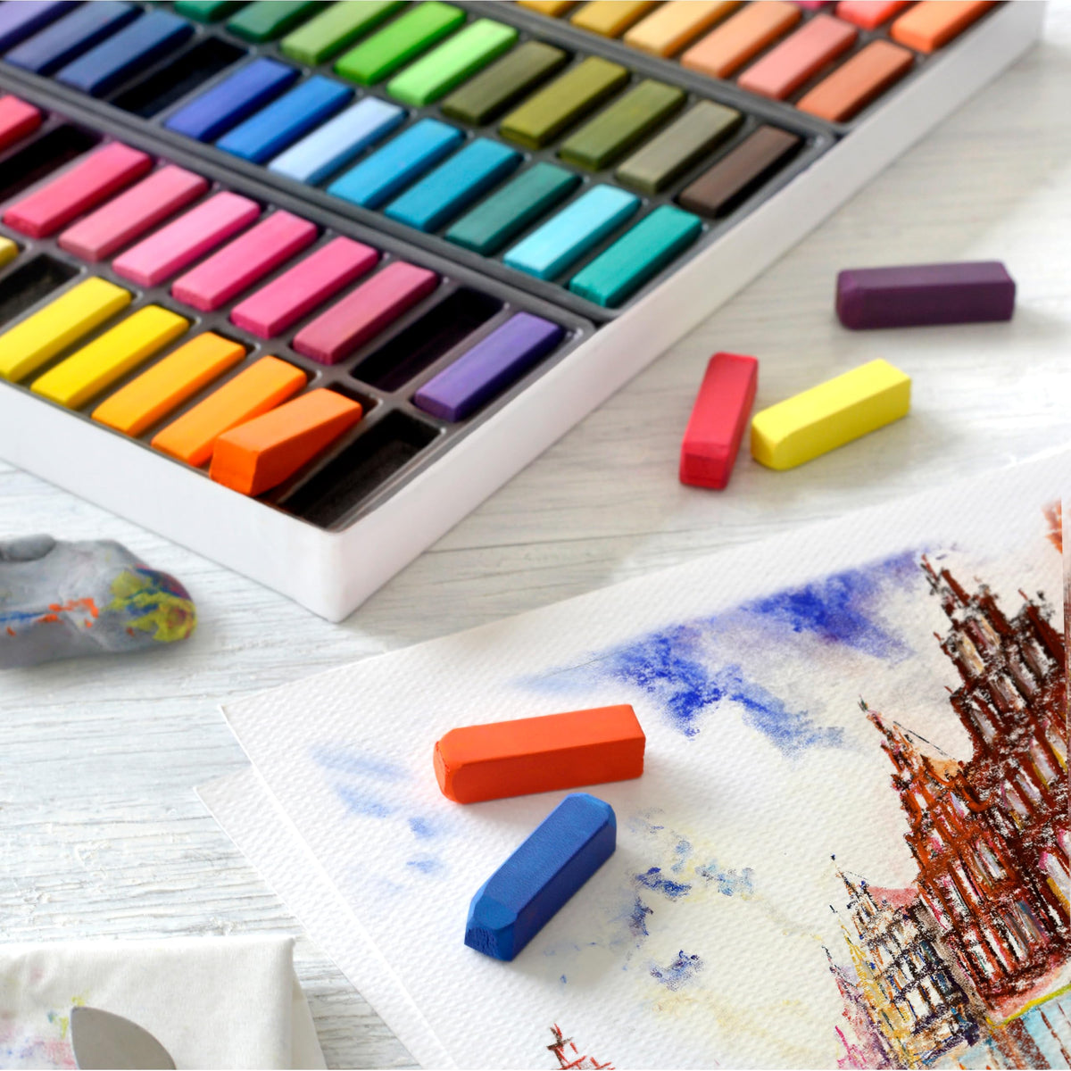 Faber-Castell Creative Studio Soft Pastels Set - 24 Colours