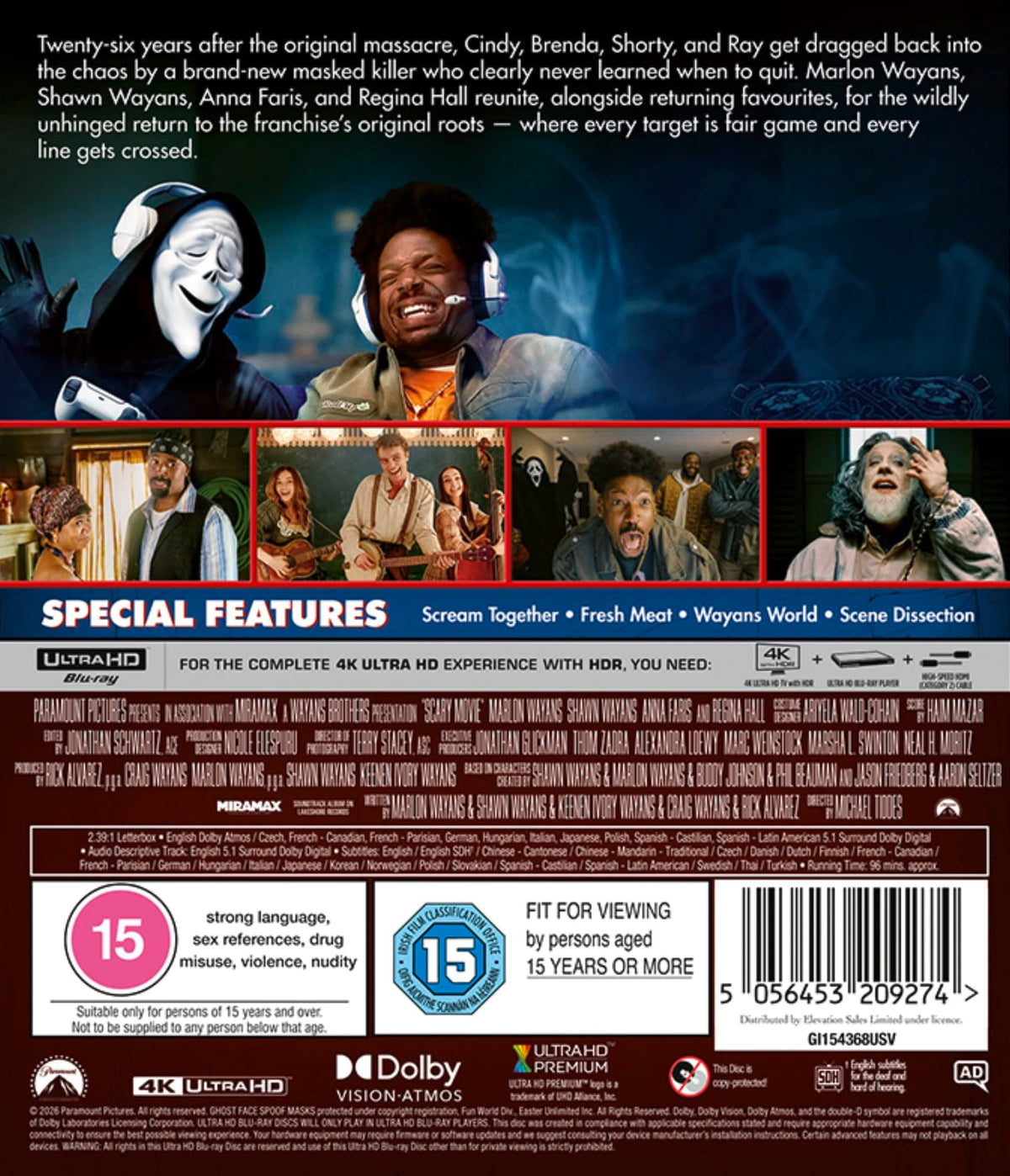 Scary Movie (2026) [4K UHD Blu-ray]