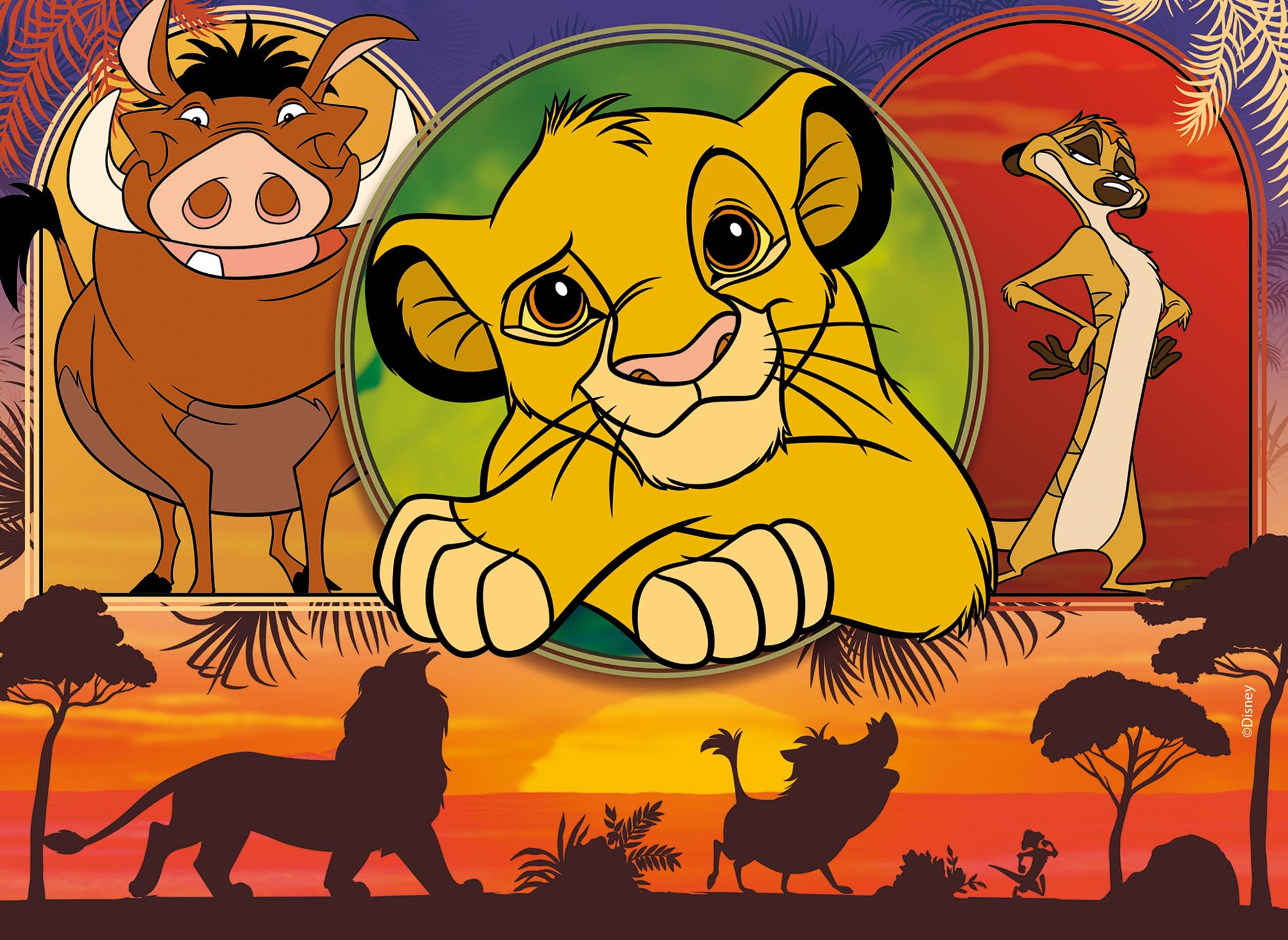 Lisciani Disney Lion King Maxifloor Puzzle - 4 x 48 Pieces for Kids 4 Years and Up 3