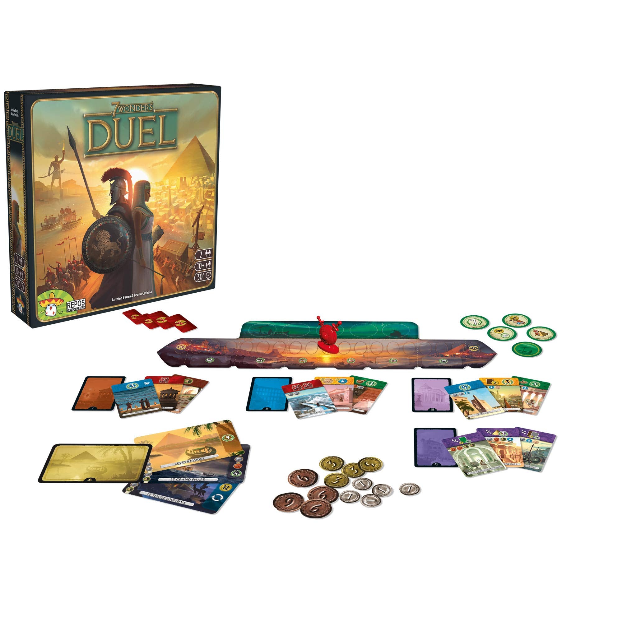 Asmodee 7 Wonders Duel Board Game | Ages 10+ | 2 Players | 30 Min Playtime 2