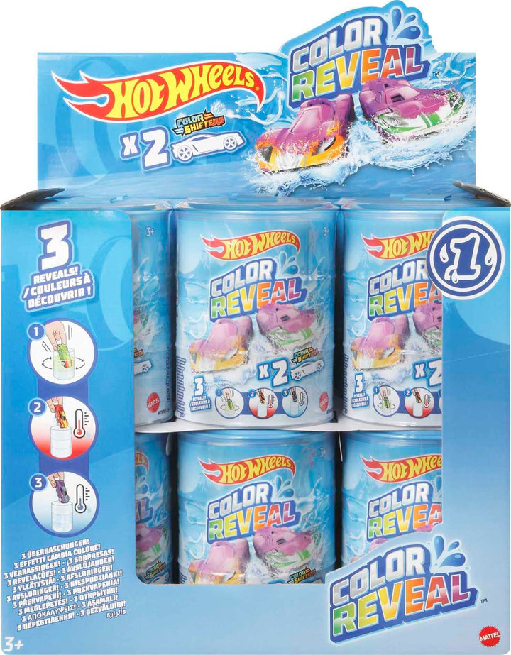 Hot Wheels Colour Reveal 2 Pack - Metal Vehicles for Kids 6 Months+