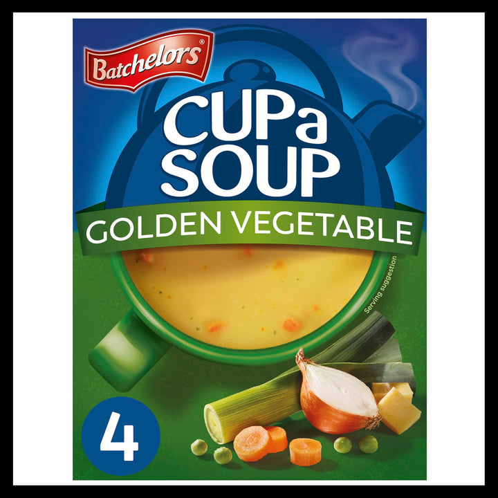 Batchelors Cup a Soup Golden Vegetable Instant Soup Sachets, 82g Box (Pack of 9)