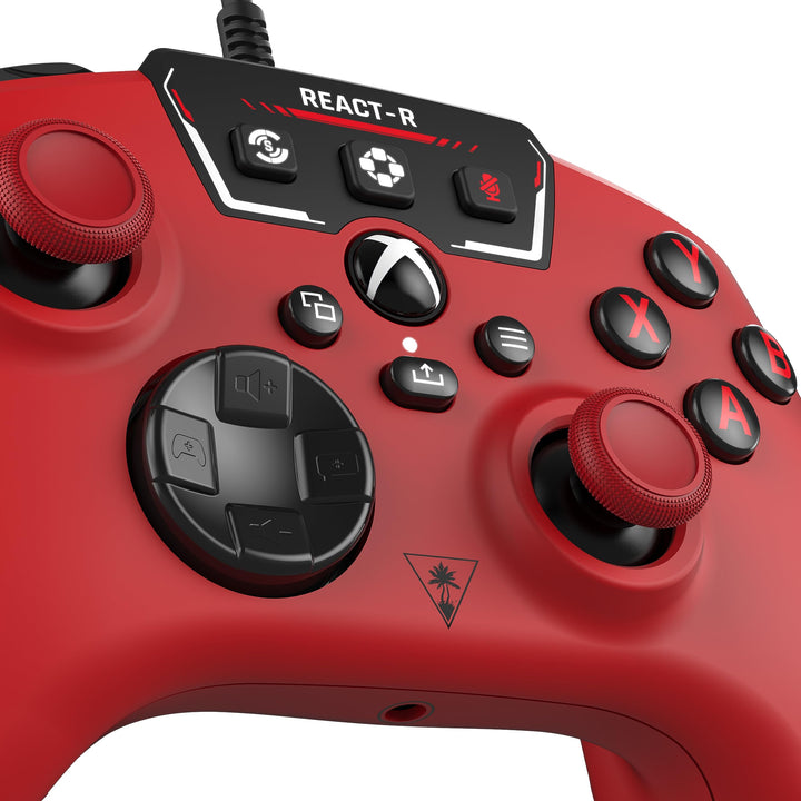 Turtle Beach REACT-R Red Wired Gaming Controller for Xbox Series X|S, Xbox One & PC - Officially Licensed