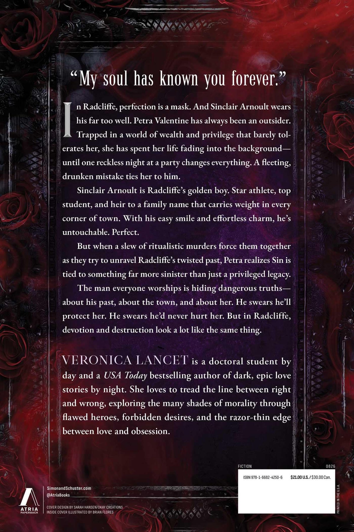 Sinister: A Dark Academia Gothic Romance - Veronica Lancet, Paperback