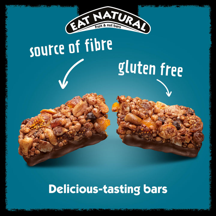 Eat Natural Dark Chocolate & Sea Salt Fruit & Nut Bars 3 x 40g
