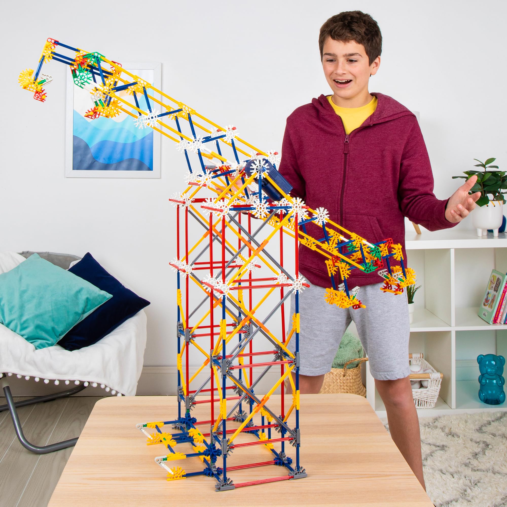 K'NEX 3-in-1 Classic Amusement Park Building Set - 744-Piece Playset for Ages 9+ 14