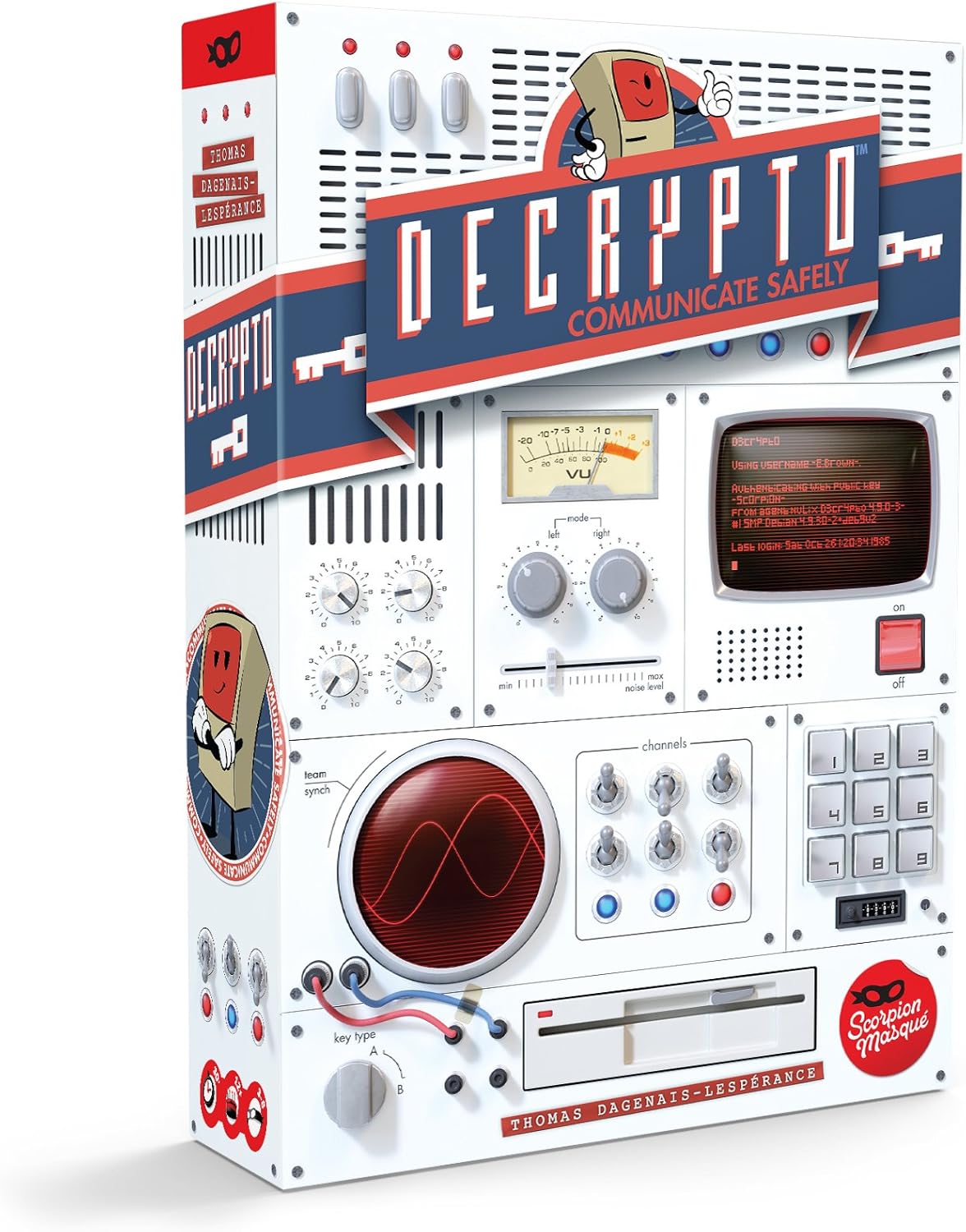 Scorpion Masqué Decrypto Board Game | 3-8 Players | Ages 12+ | 30-Minute Play Time 1