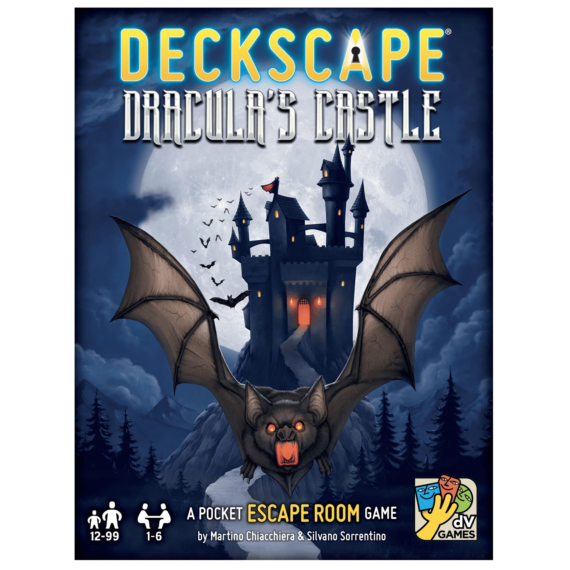 dV Giochi Deckscape: Dracula's Castle Card Game | Escape Room Experience | English Language 1