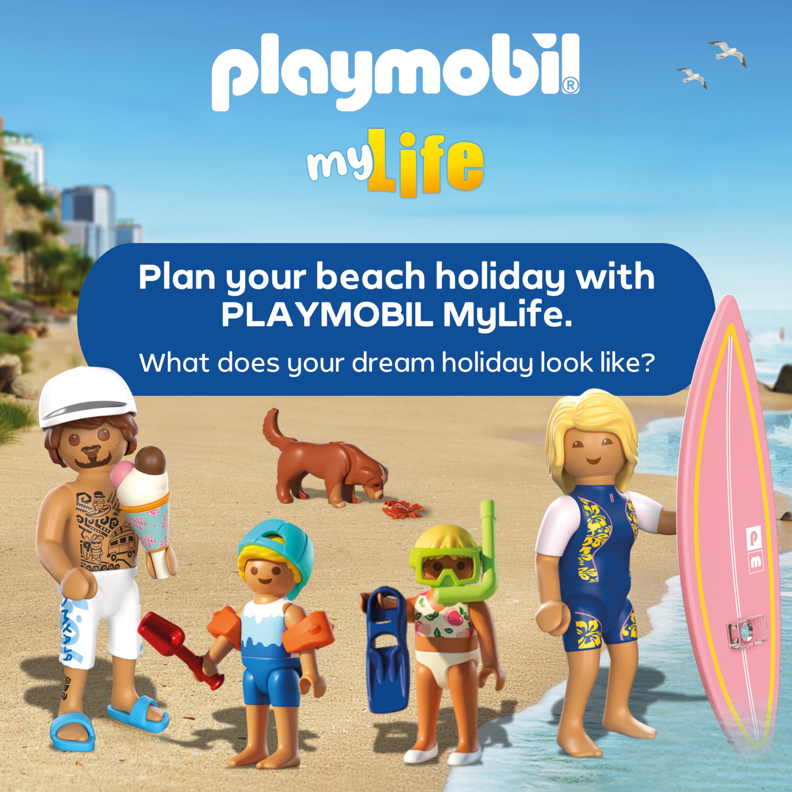 Playmobil Ice Cream Truck and Surf Shop - Ages 4+ | Multicolor Plastic 6