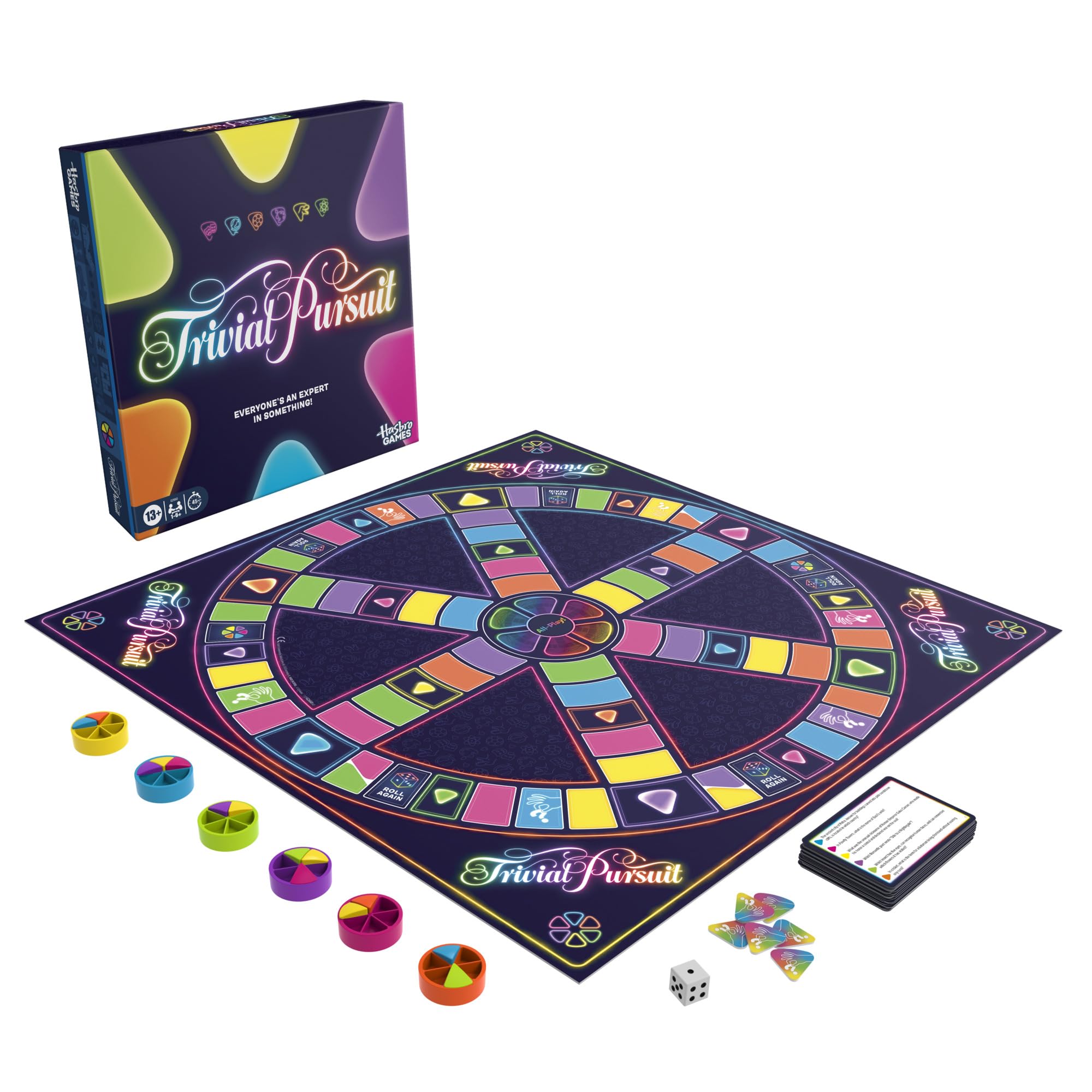 Hasbro Gaming Trivial Pursuit 2026 Edition Board Game - 1-6+ Players, Ages 13+ 7