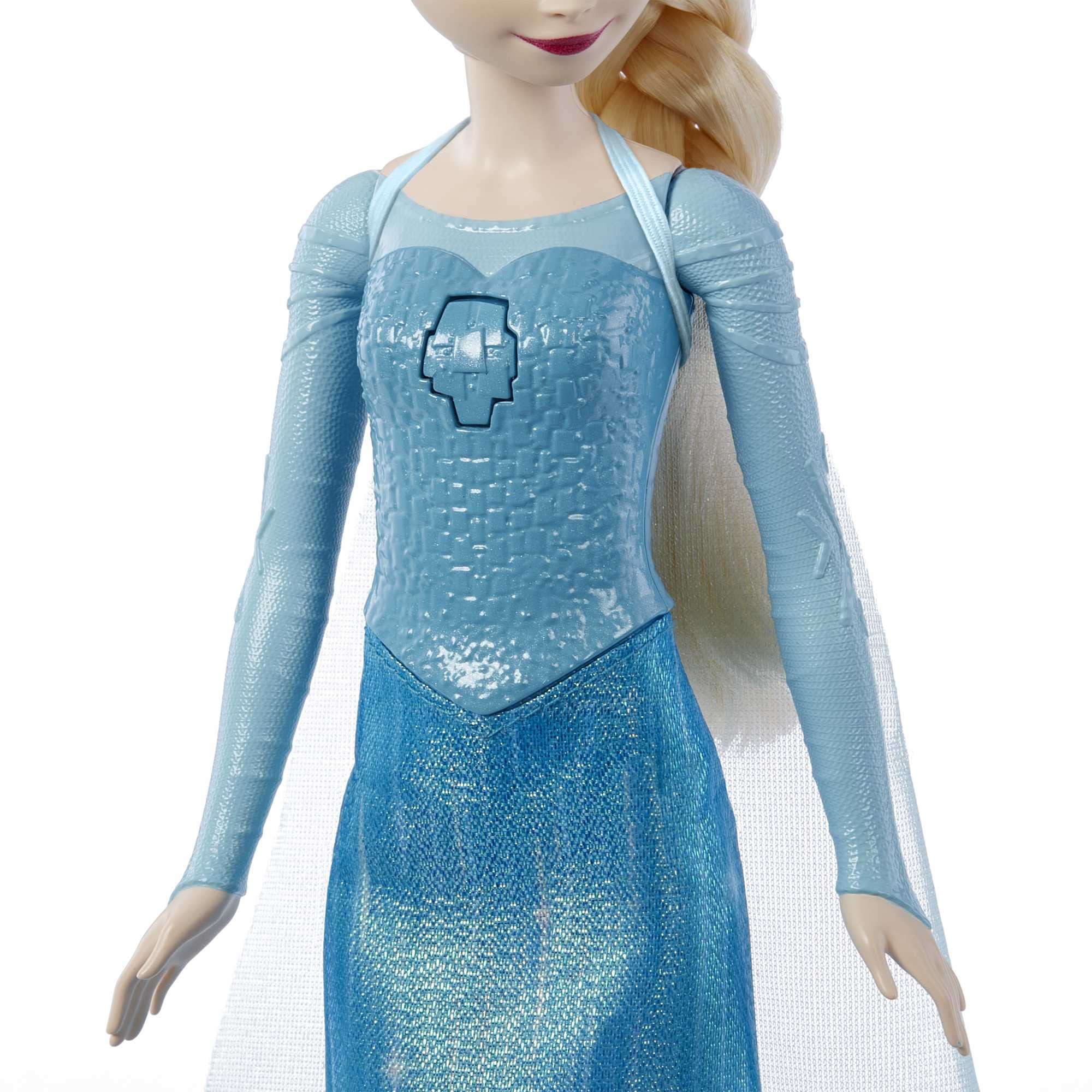 Mattel Disney Frozen Singing Elsa Fashion Doll - Sings 'Let It Go' in 4 Languages | 30cm Tall | Ages 3+ 5
