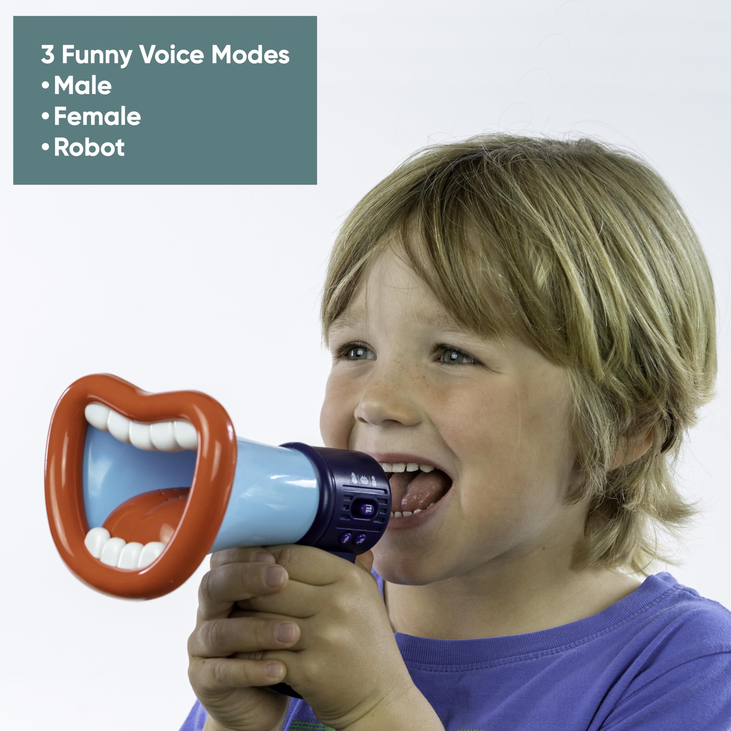 Funtime Gifts Loudmouth Electronic Voice Changer - 3 Modes, Record/Laughter Function | Ages 3+ 5
