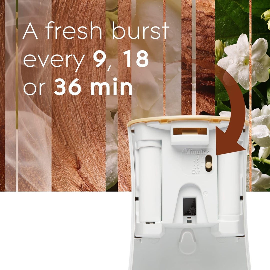 Glade - Automatic Air Freshener Refills for Sandalwood & Jasmine Room Spray