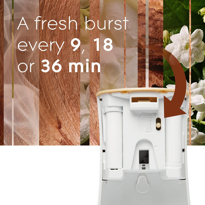 Glade - Automatic Air Freshener Refills for Sandalwood & Jasmine Room Spray