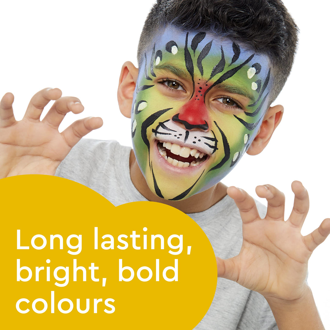 Snazaroo - Light Grey Classic Face Paint (18 ml) Pack of 5