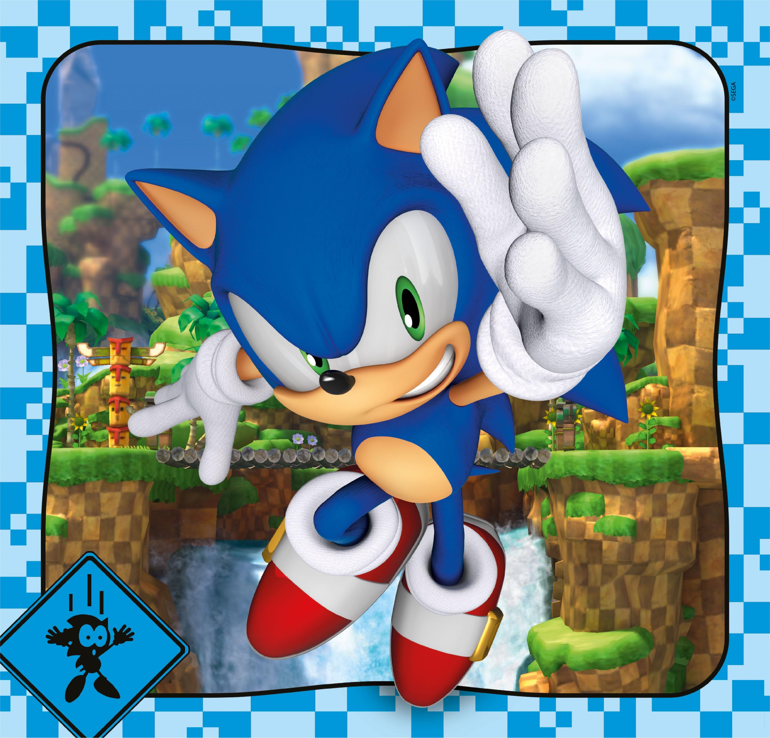 Clementoni Sonic 3 Jigsaw Puzzle - 48-Piece Supercolor Puzzle for Kids 2