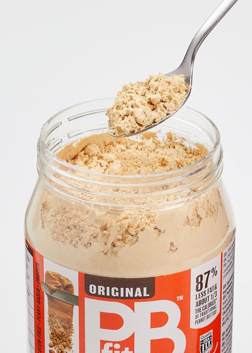 PBfit Peanut Butter Powder - 87% Less Fat, High Protein, Gluten Free, 225g