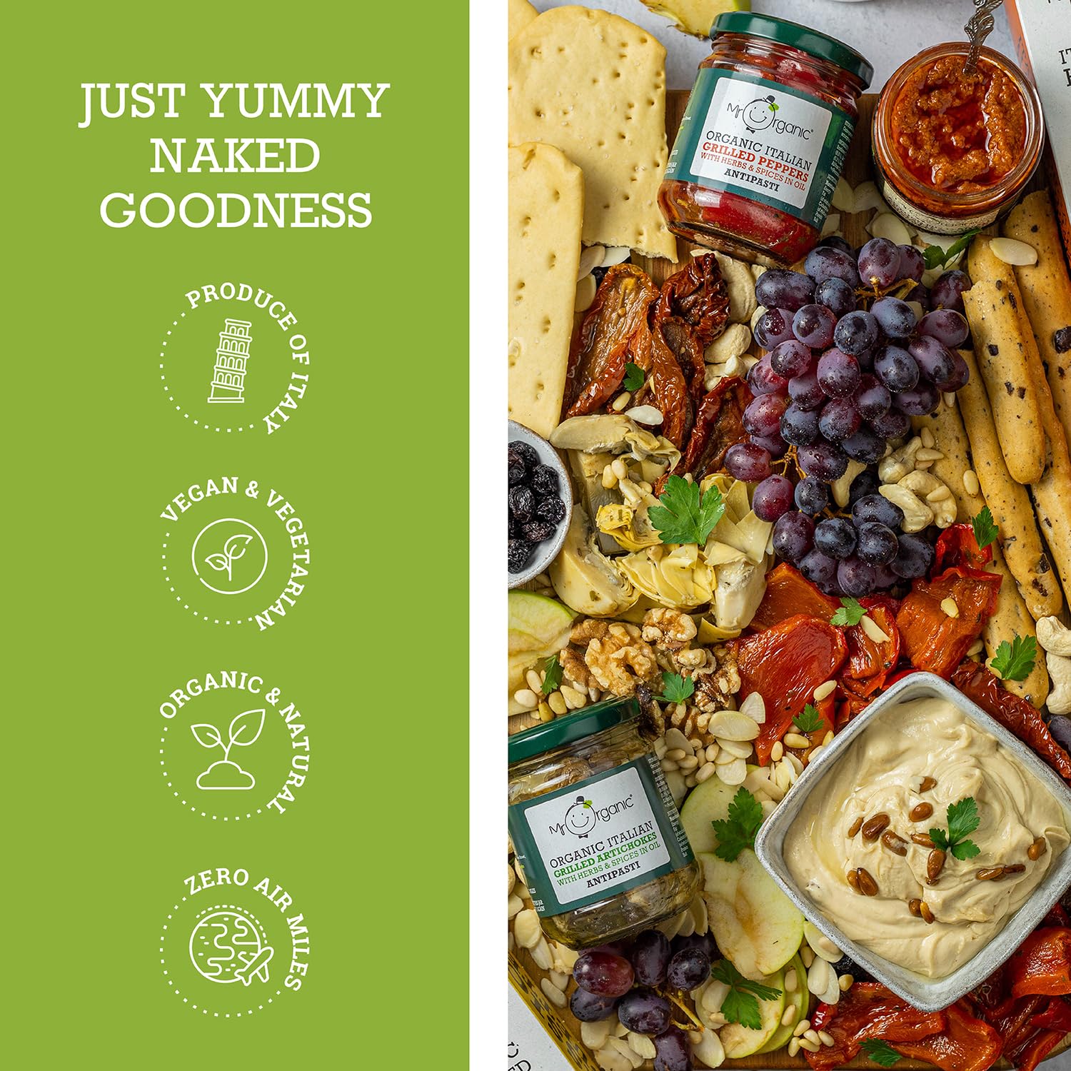 Mr Organic Rosemary Flatbread - Organic, Vegan, Non-GMO | 150g Pack 4