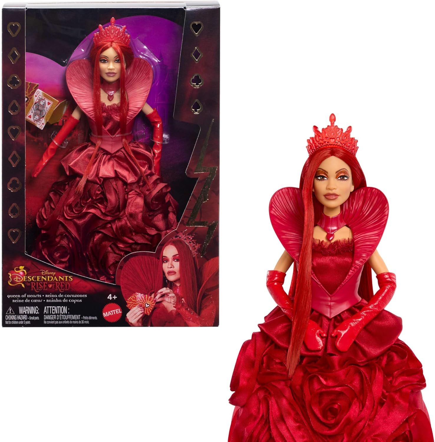 Disney Descendants: The Rise of Red - Singing Red Doll with 11 Bendable Joints 1