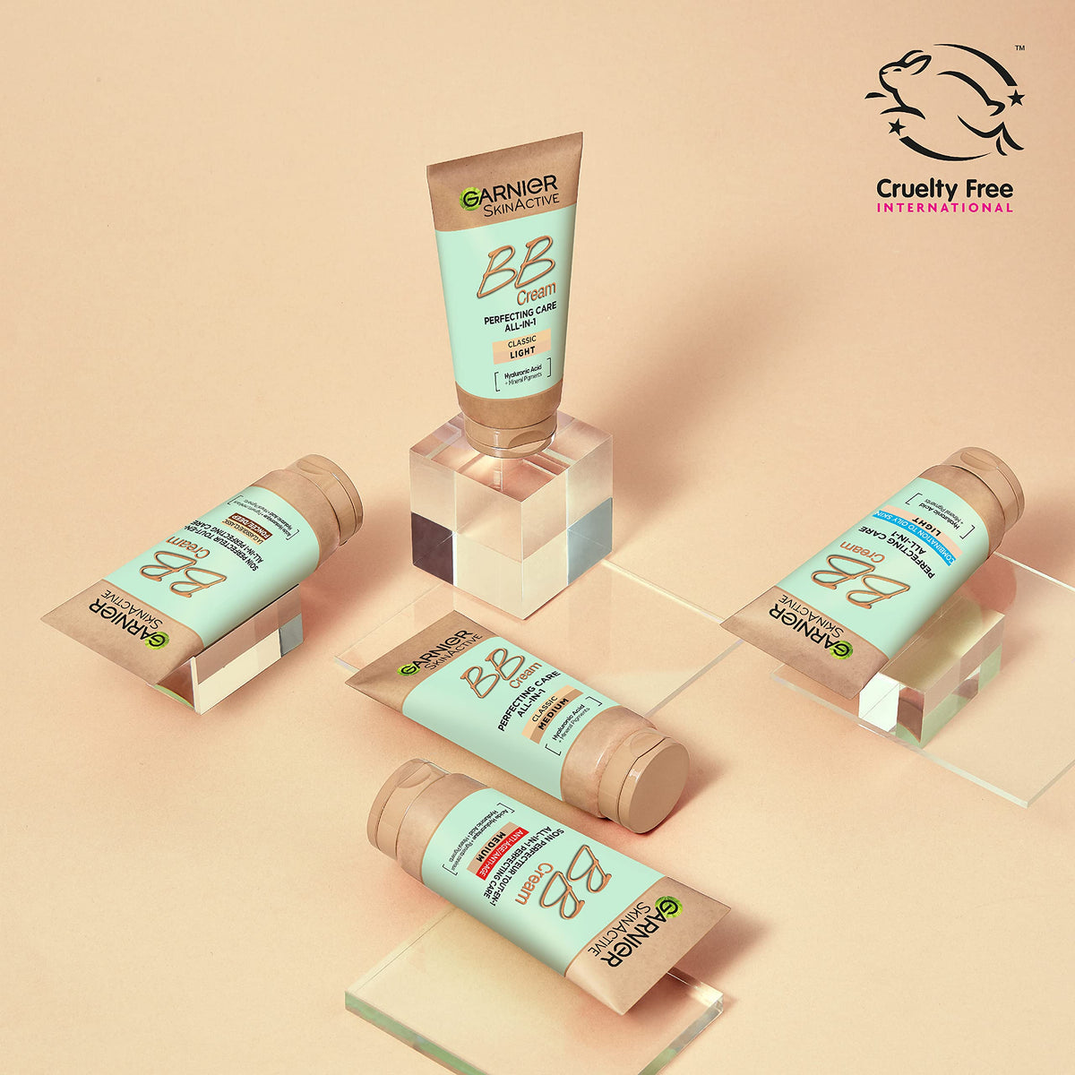 Garnier SkinActive BB Cream - Classic Deep Shade, 50 ml | SPF 15, Hydrating, Evens Skin Tone