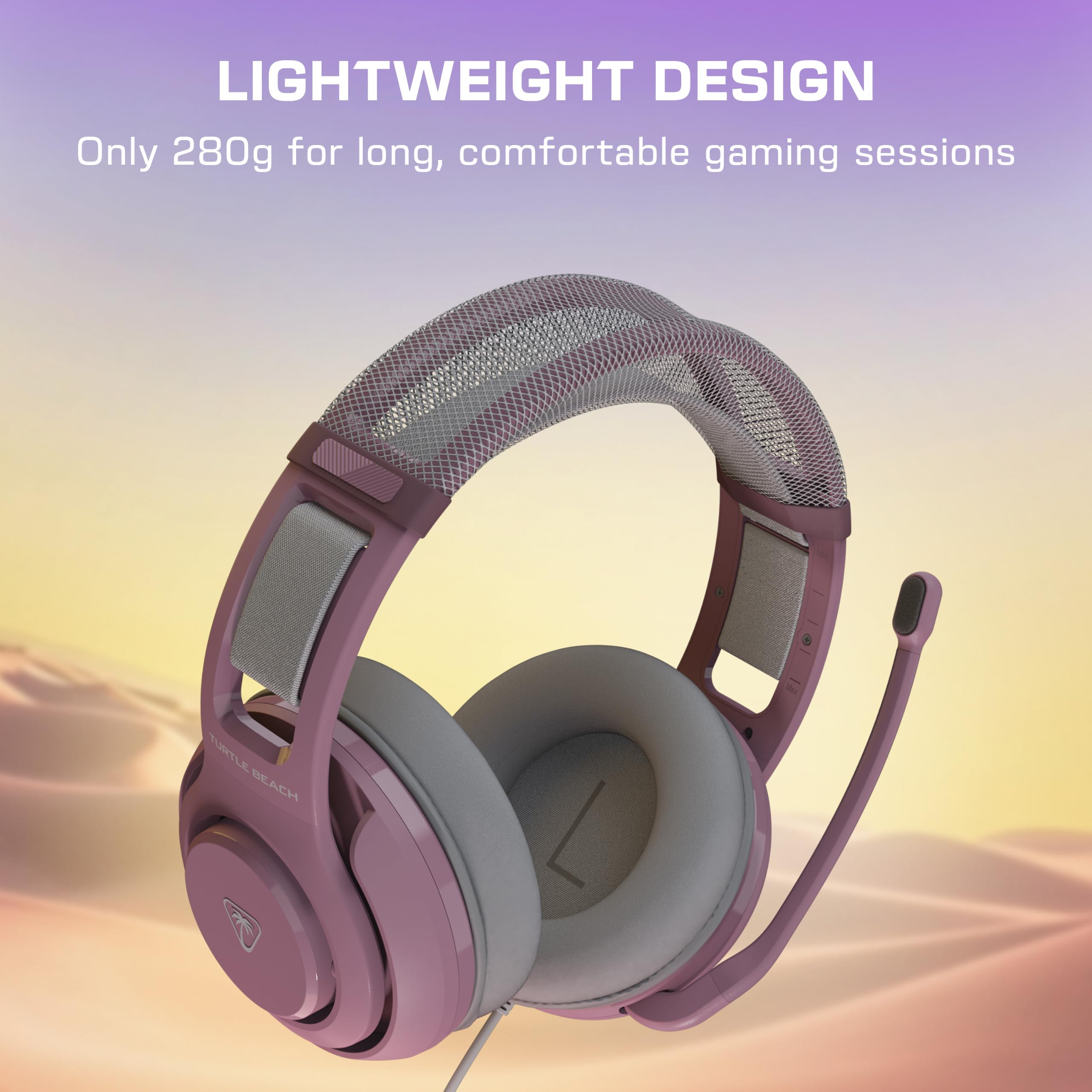 Turtle Beach Atlas 200 Gaming Headset - Multiplatform Lilac Mist 3