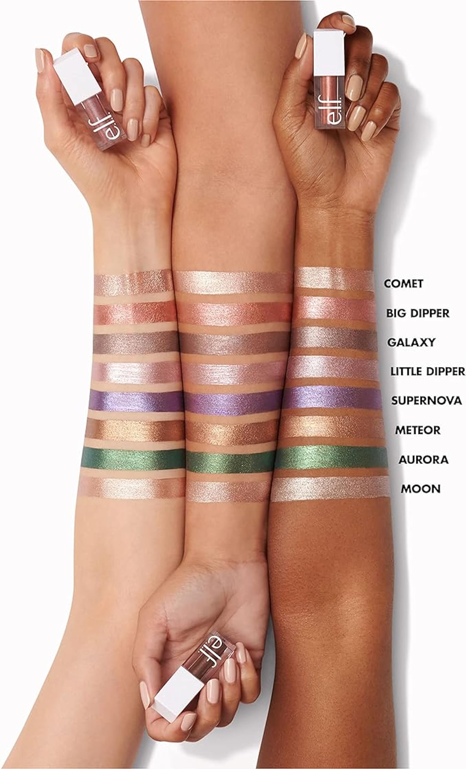 e.l.f. Liquid Metallic Eyeshadow - Big Dipper, High-Impact Metallic Finish, Buildable, Vegan & Cruelty-Free 3