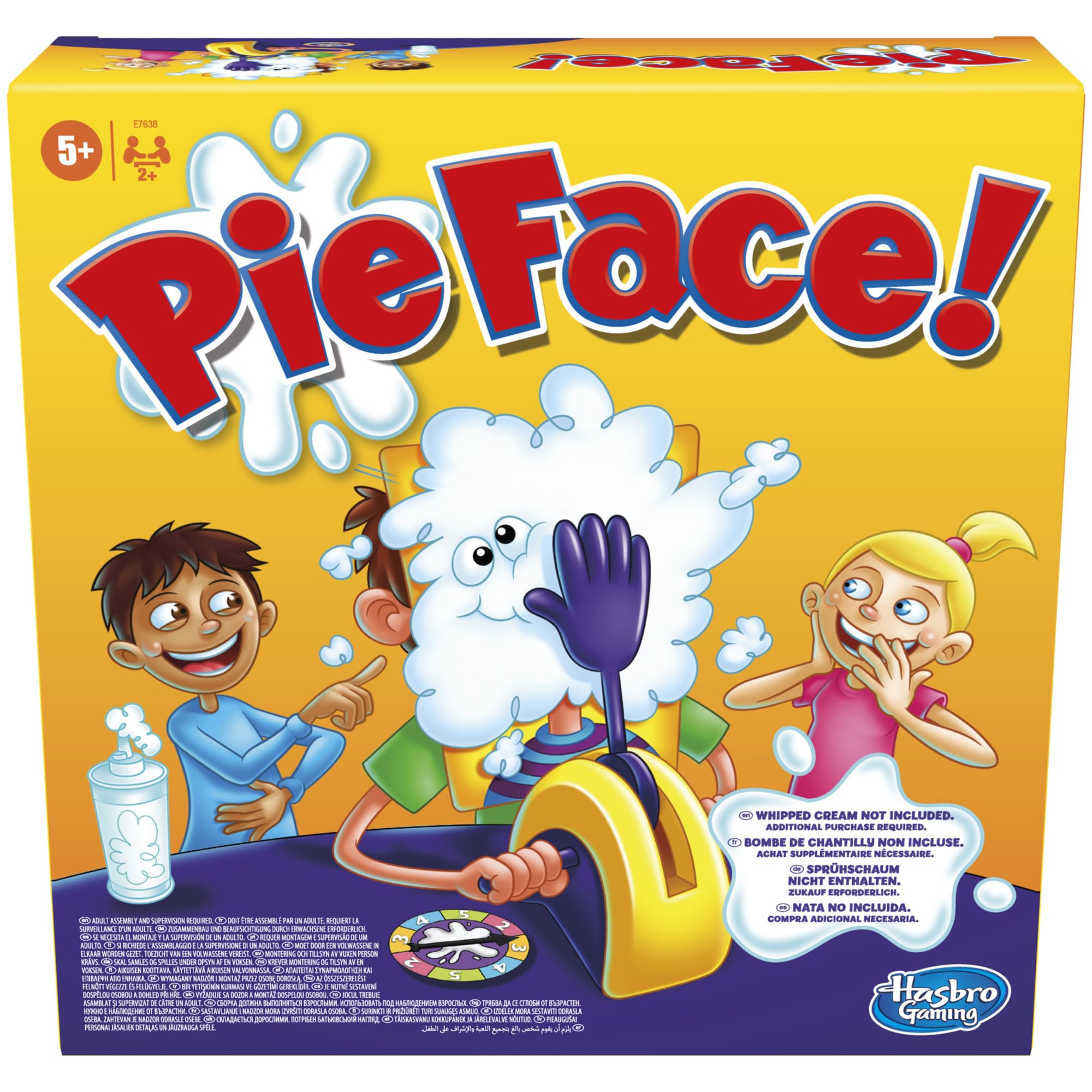 Hasbro Pie Face Whipped Cream Family Board Game 1