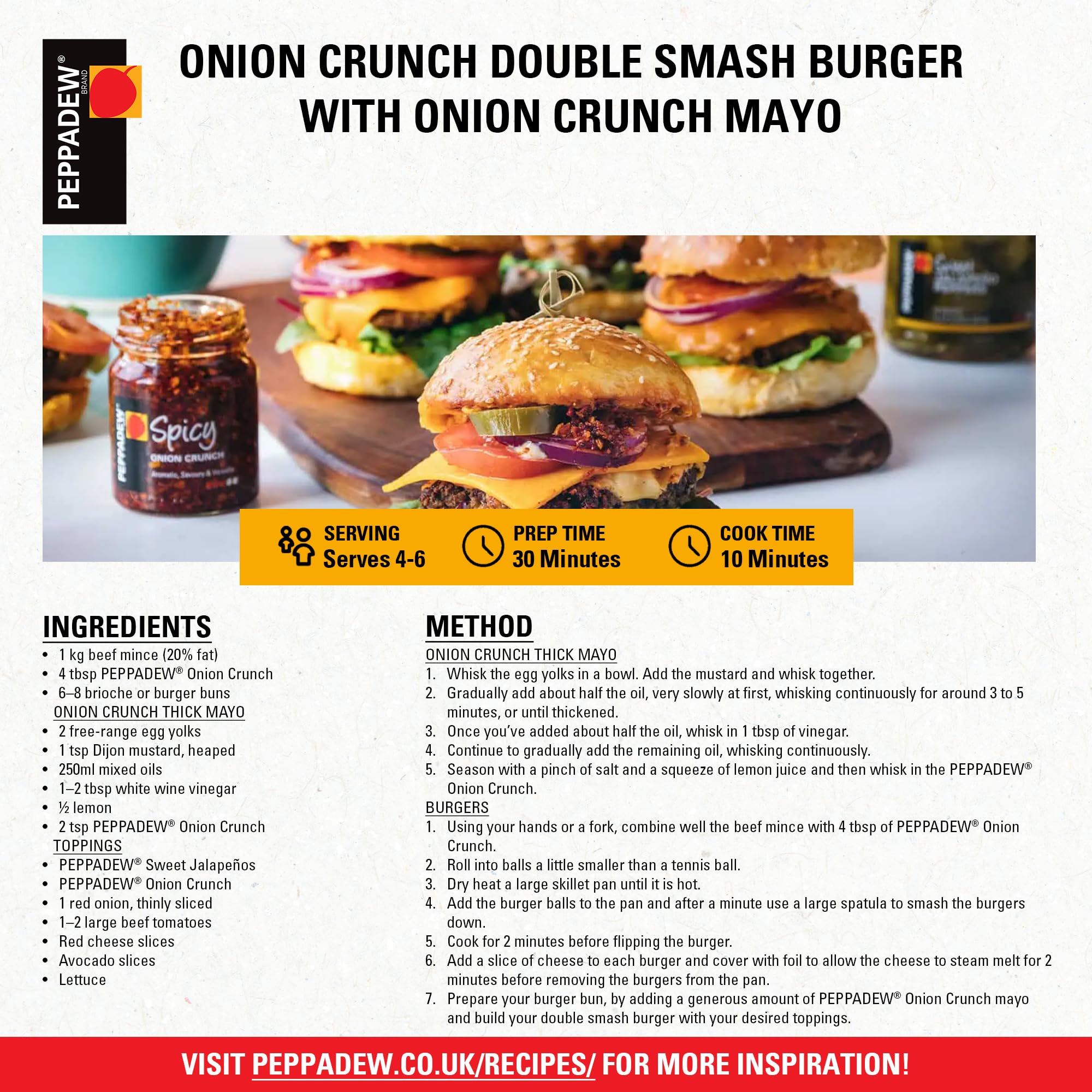 PEPPADEW Spicy Onion Crunch - Vegan, Gluten Free, Sweet & Spicy Flavour | 6 x 130g Jars 4