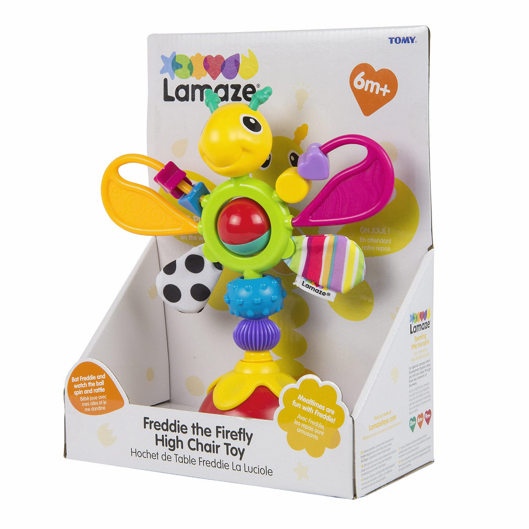 LAMAZE Freddie the Firefly Table Top Baby Toy for Sensory Play and Teething, 6 Months+