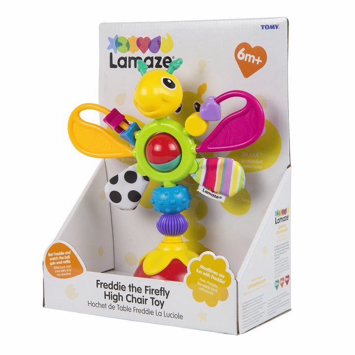 LAMAZE Freddie the Firefly Table Top Baby Toy for Sensory Play and Teething, 6 Months+