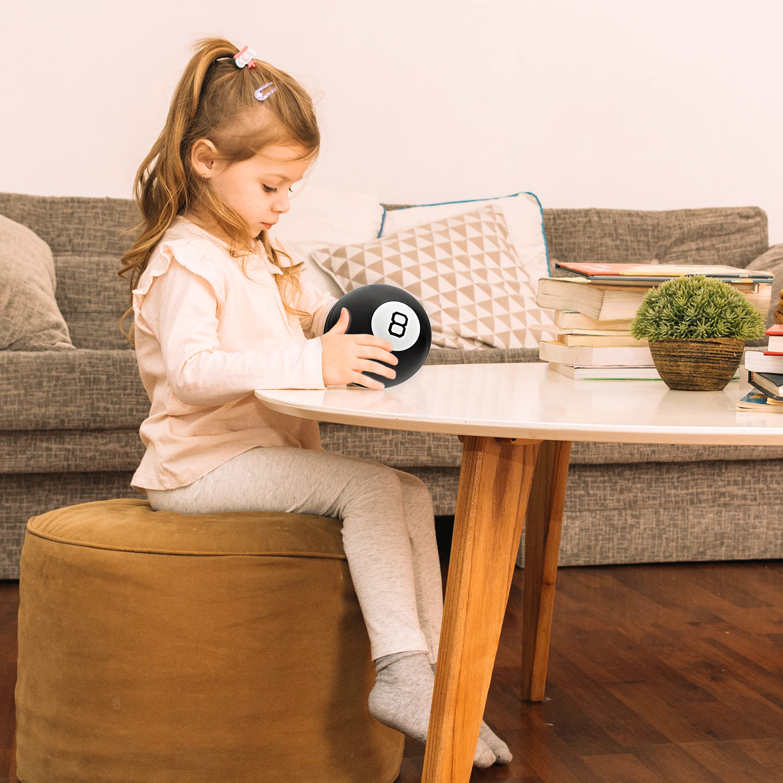 Global Gizmos 50970 Mystic 8 Ball Question & Answer Game | Black Plastic | Ages 3+ | 1 Player 6